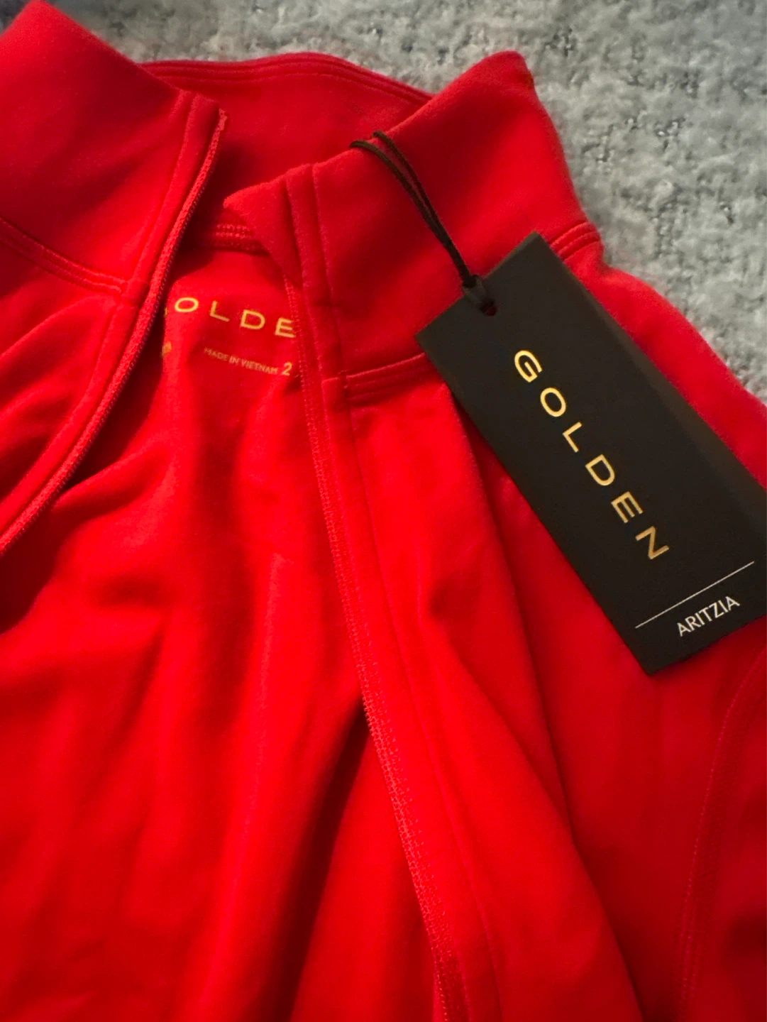 Golden Aritzia Flashing Red Track Jacket - photo 3