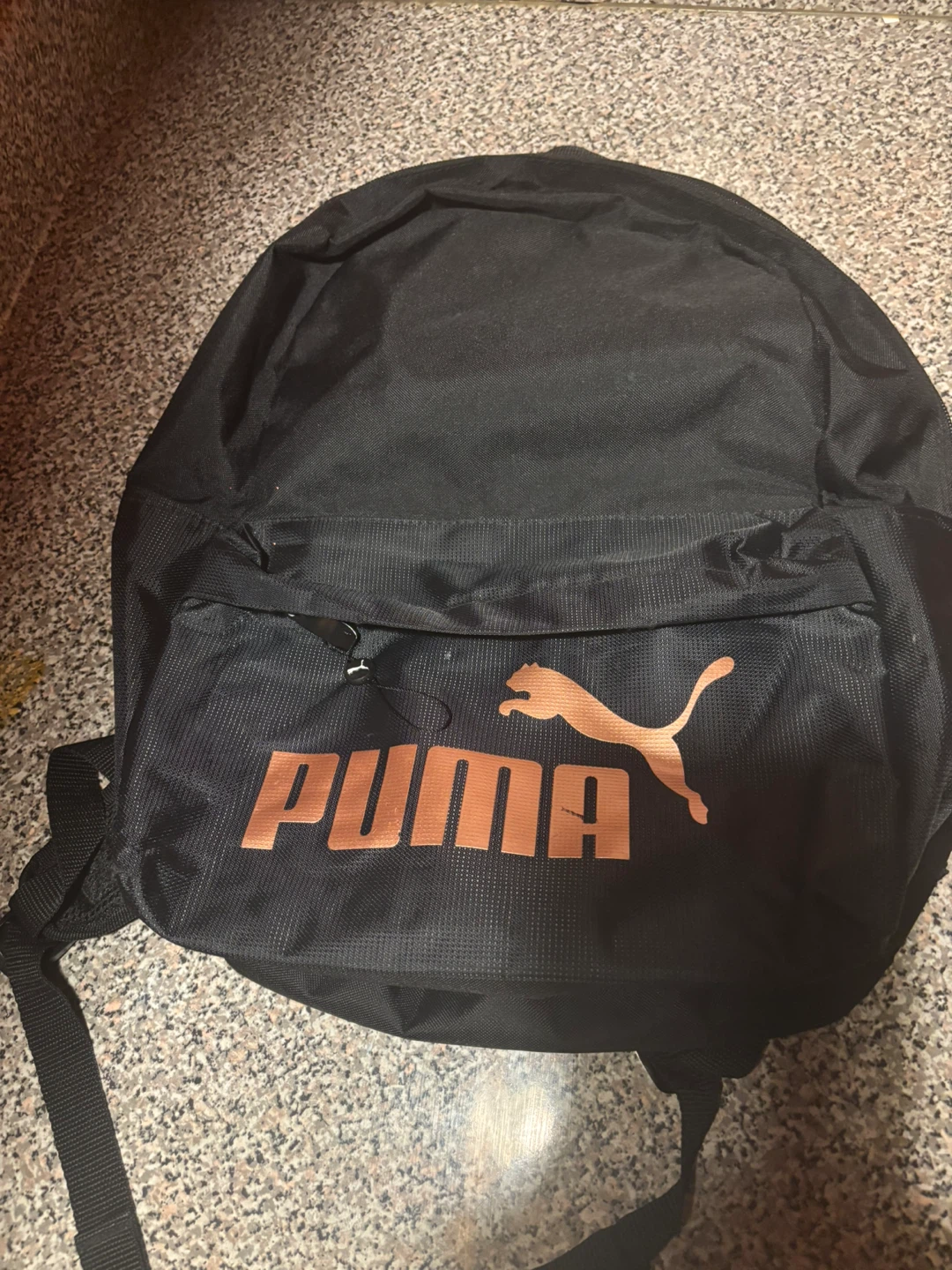 Black Puma Backpack Rose Gold Logo - photo 3