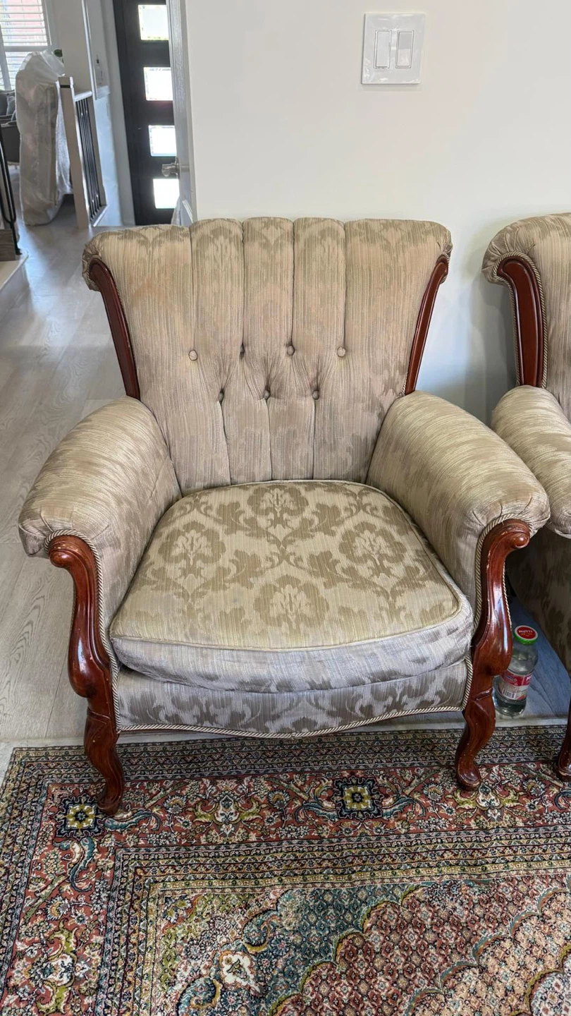 Vintage Sofa and Armchair Set - photo 5