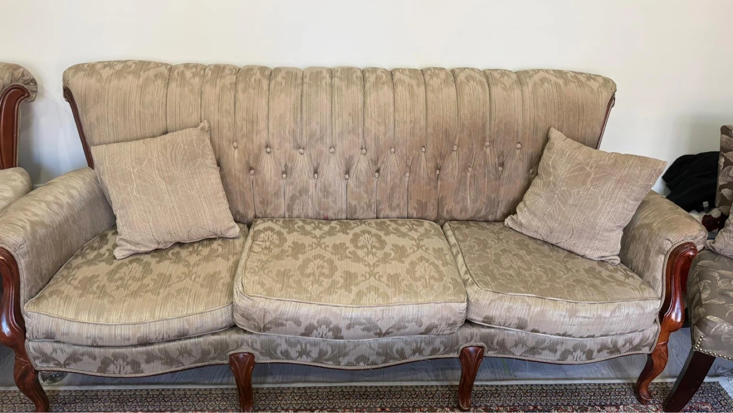 Vintage Sofa and Armchair Set - photo 4