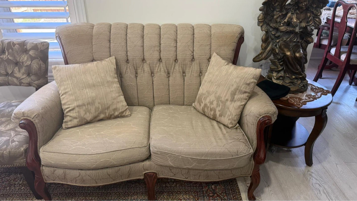 Vintage Sofa and Armchair Set - photo 2
