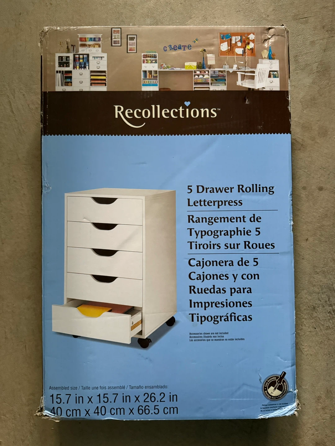 Recollections 5 Drawer Rolling Unit - photo 2