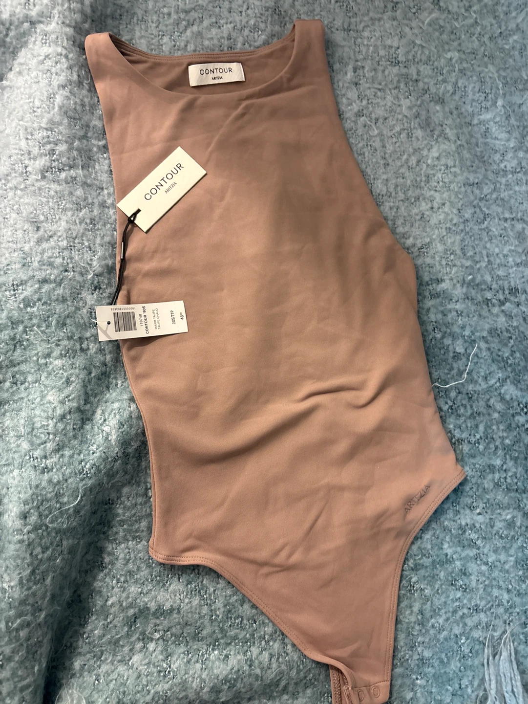 Contour '90s Bodysuit - Warm Taupe