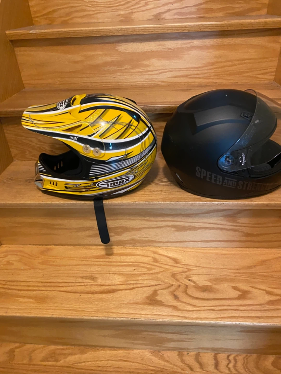 GMAX and Speed & Strength Helmets