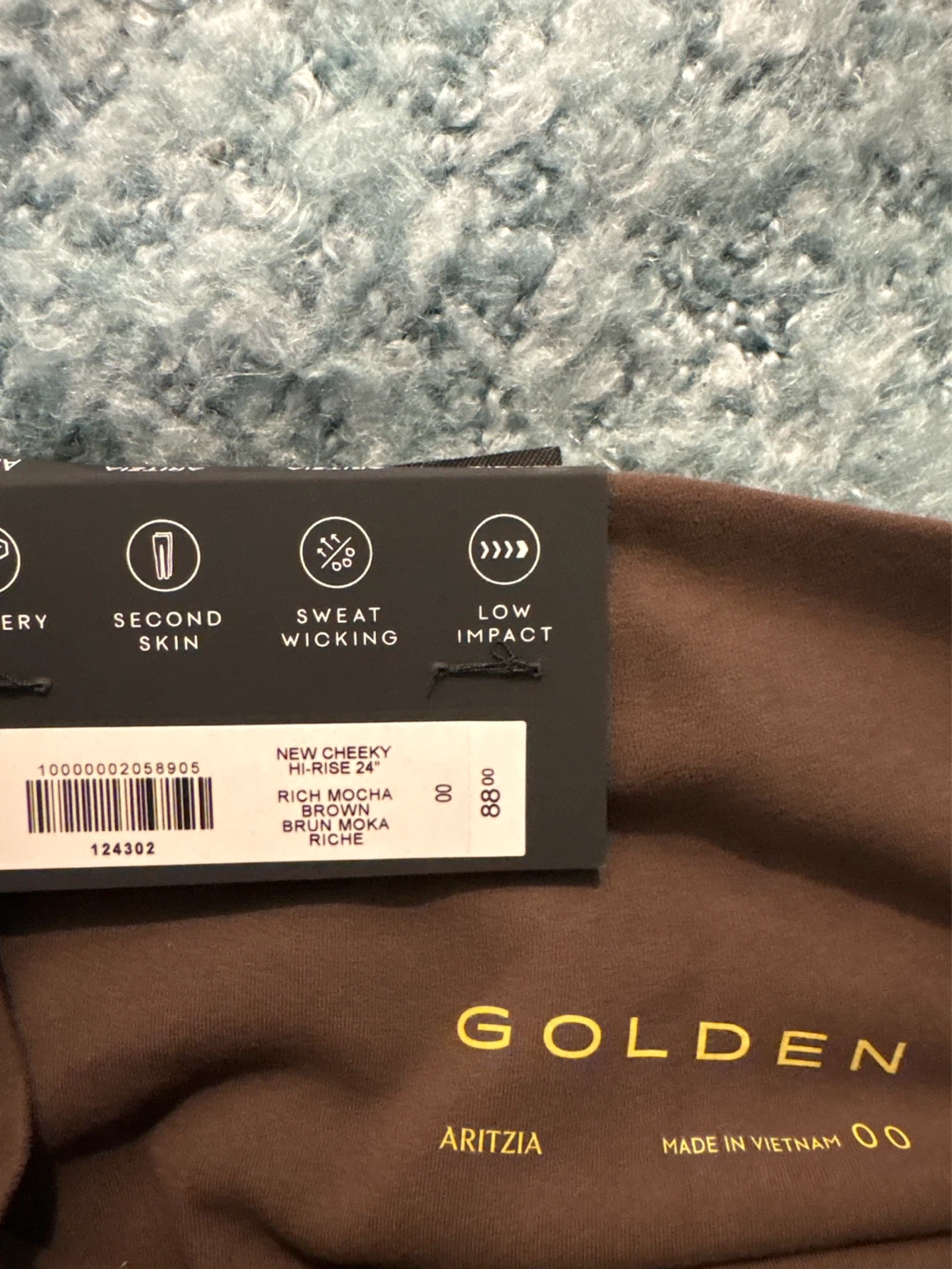 Aritzia Golden Butter Tights - Rich Mocha - Size 00 - photo 2