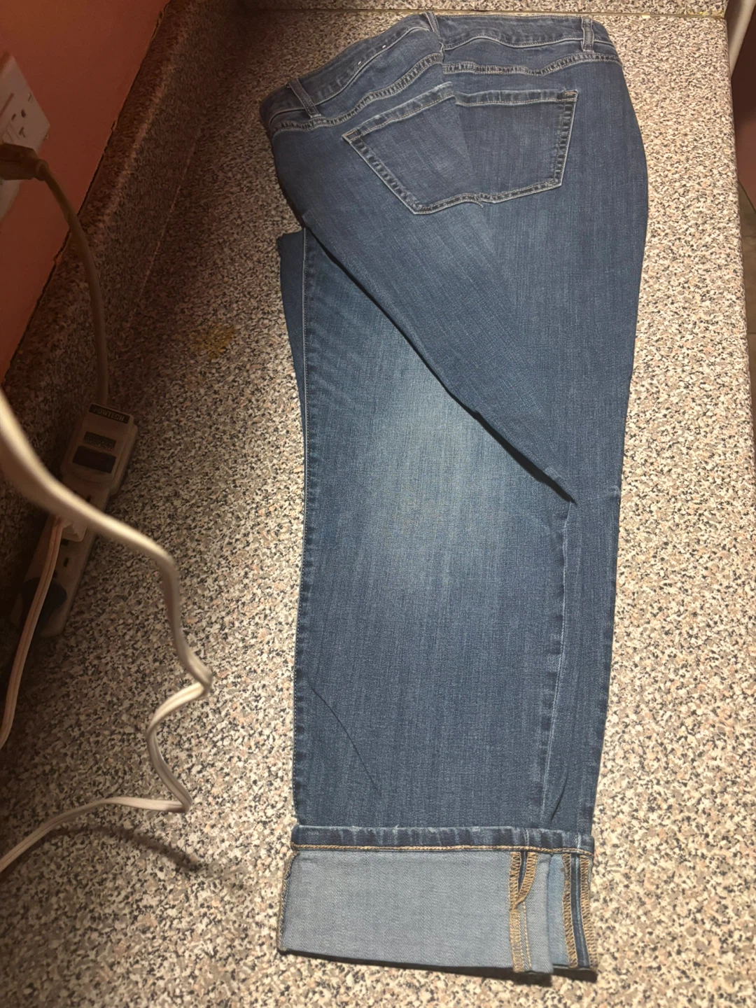 Lane Bryant Women's Blue Denim Cropped Jeans Size 16