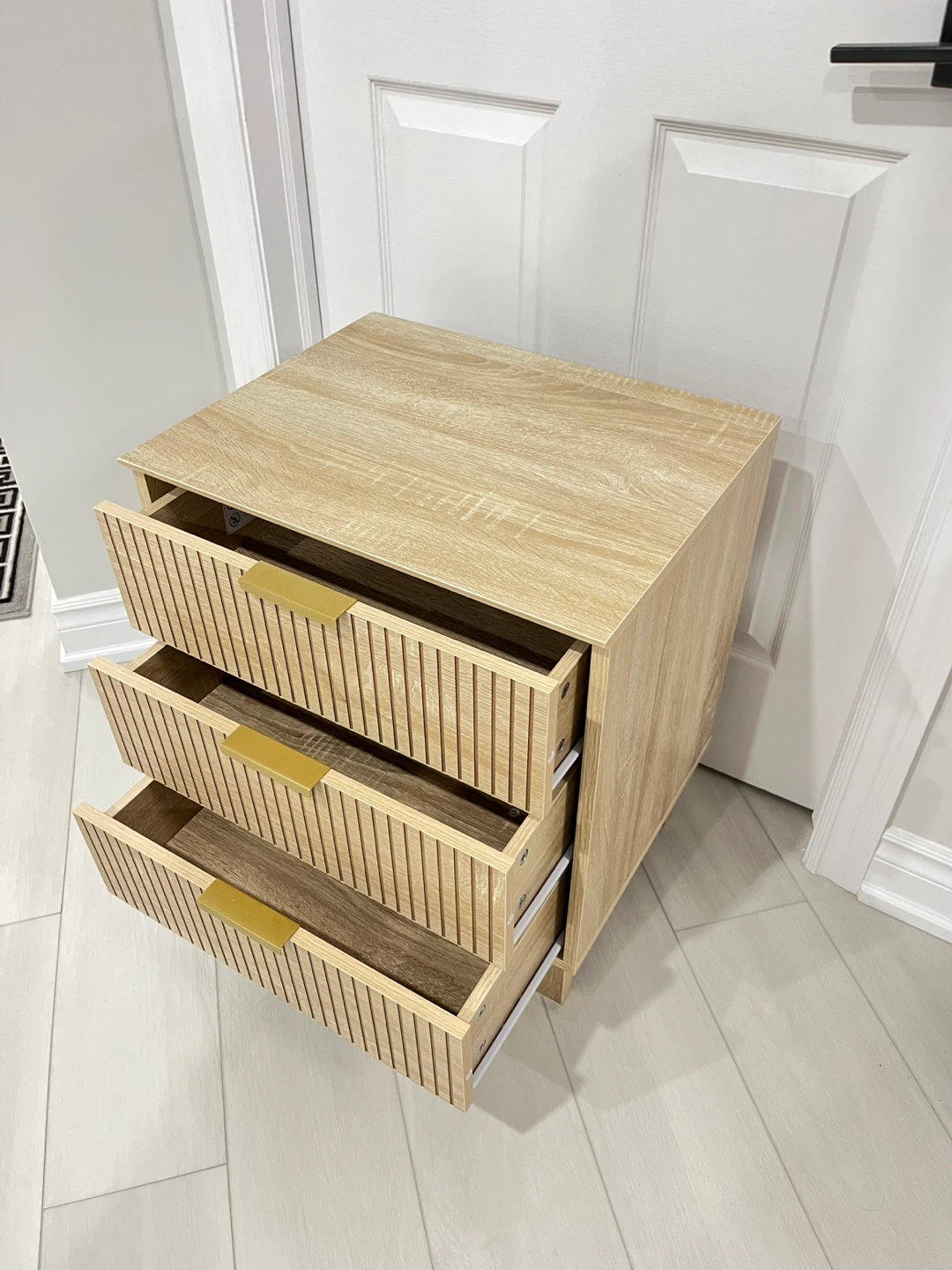 New 3 Drawer Night Stand - photo 3