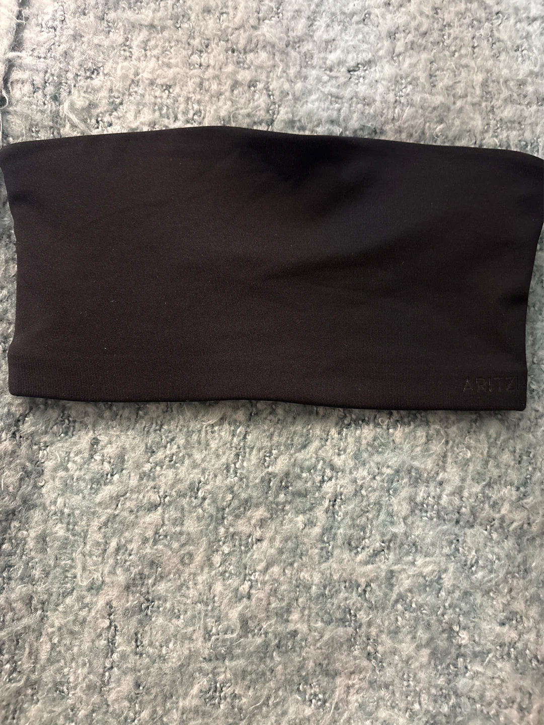 Aritzia Contour Black Bandeau Top 2XS