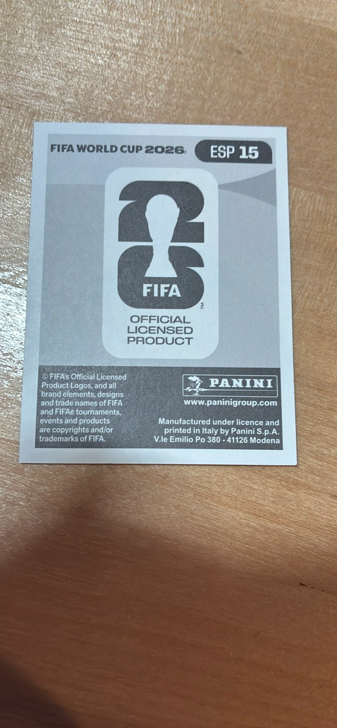 Panini FIFA World Cup 2026 Lamine Yamal Sticker red border - photo 2