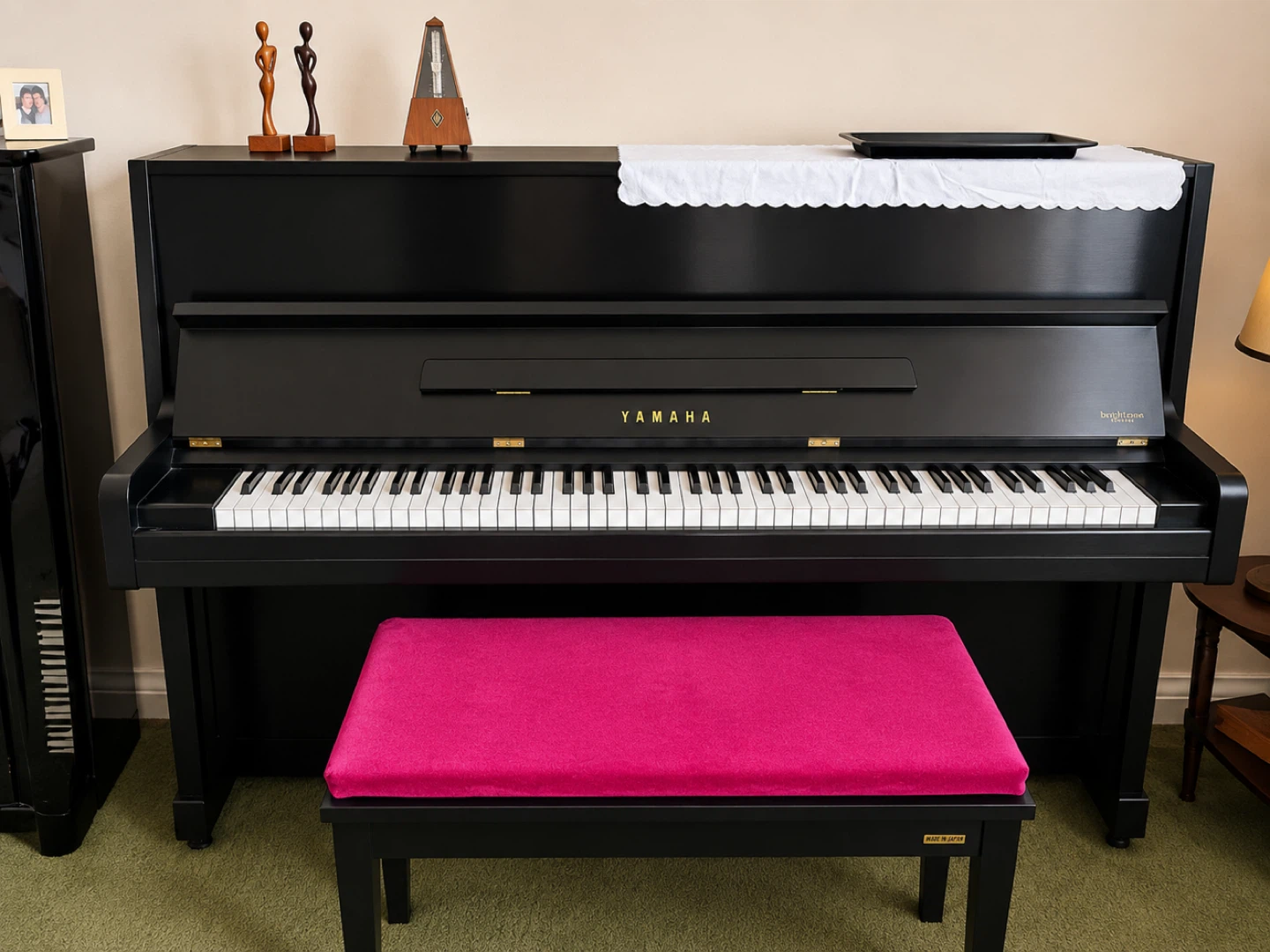 Yamaha Upright Piano with Bench - photo 3