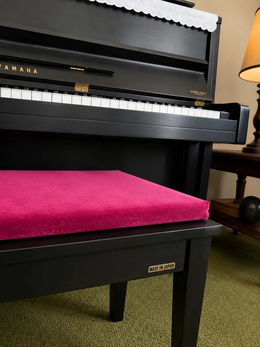 Yamaha Upright Piano with Bench - photo 4