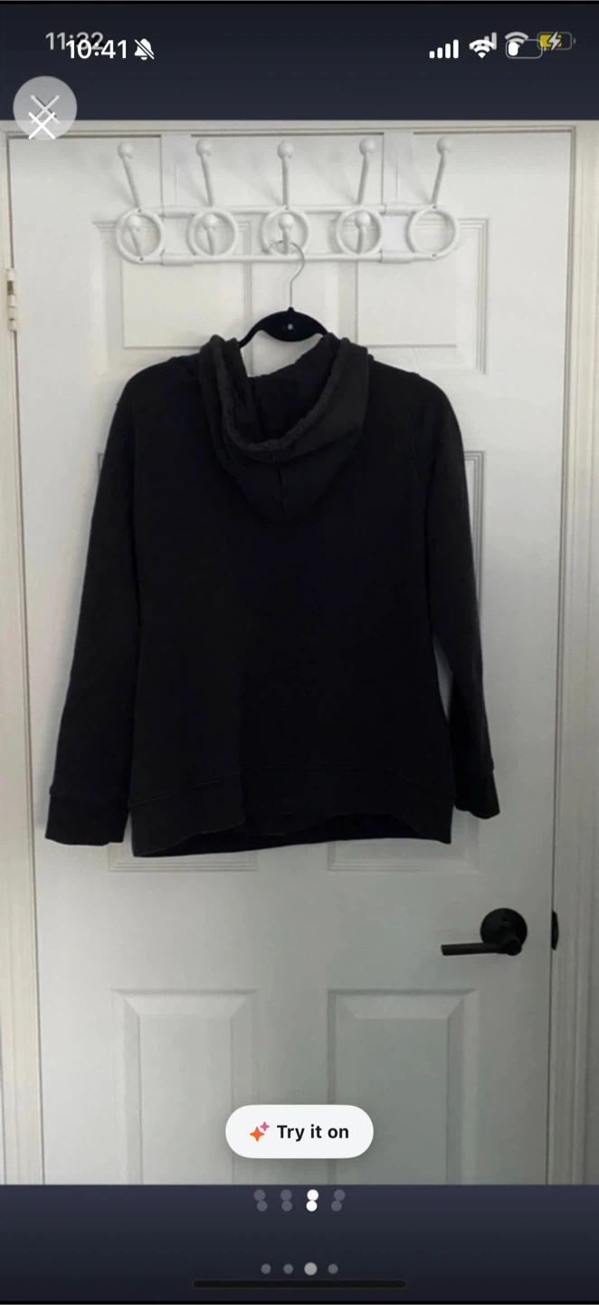 Adidas Black Hoodie Trefoil Logo - photo 3