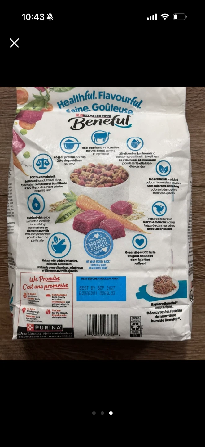 BNWT Purina Beneful Incredi-Bites Dog Food - photo 3