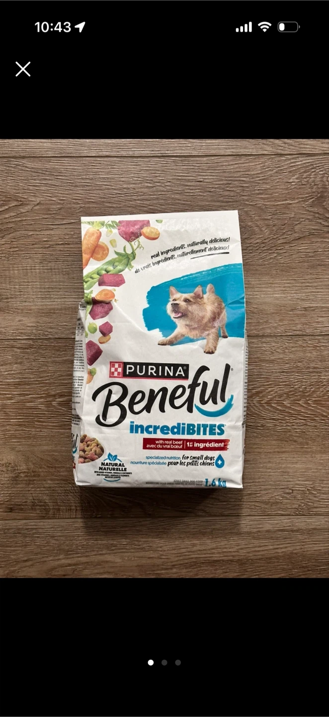BNWT Purina Beneful Incredi-Bites Dog Food