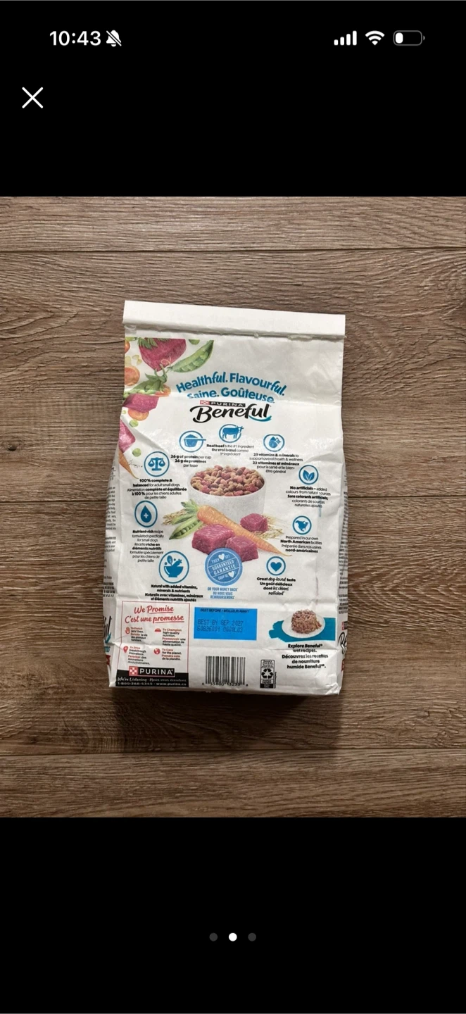 BNWT Purina Beneful Incredi-Bites Dog Food - photo 2