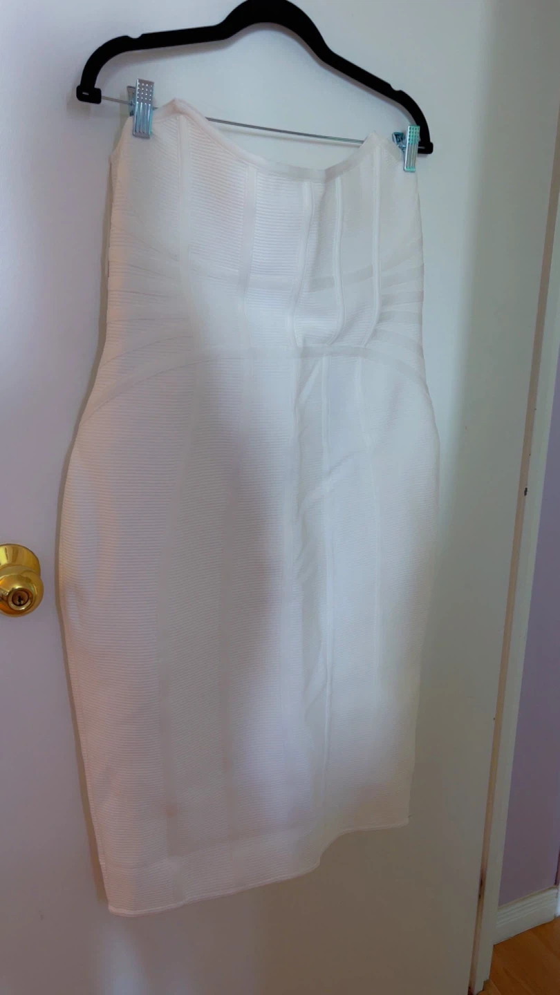 Fashion Nova White Strapless Corset Dress - photo 2