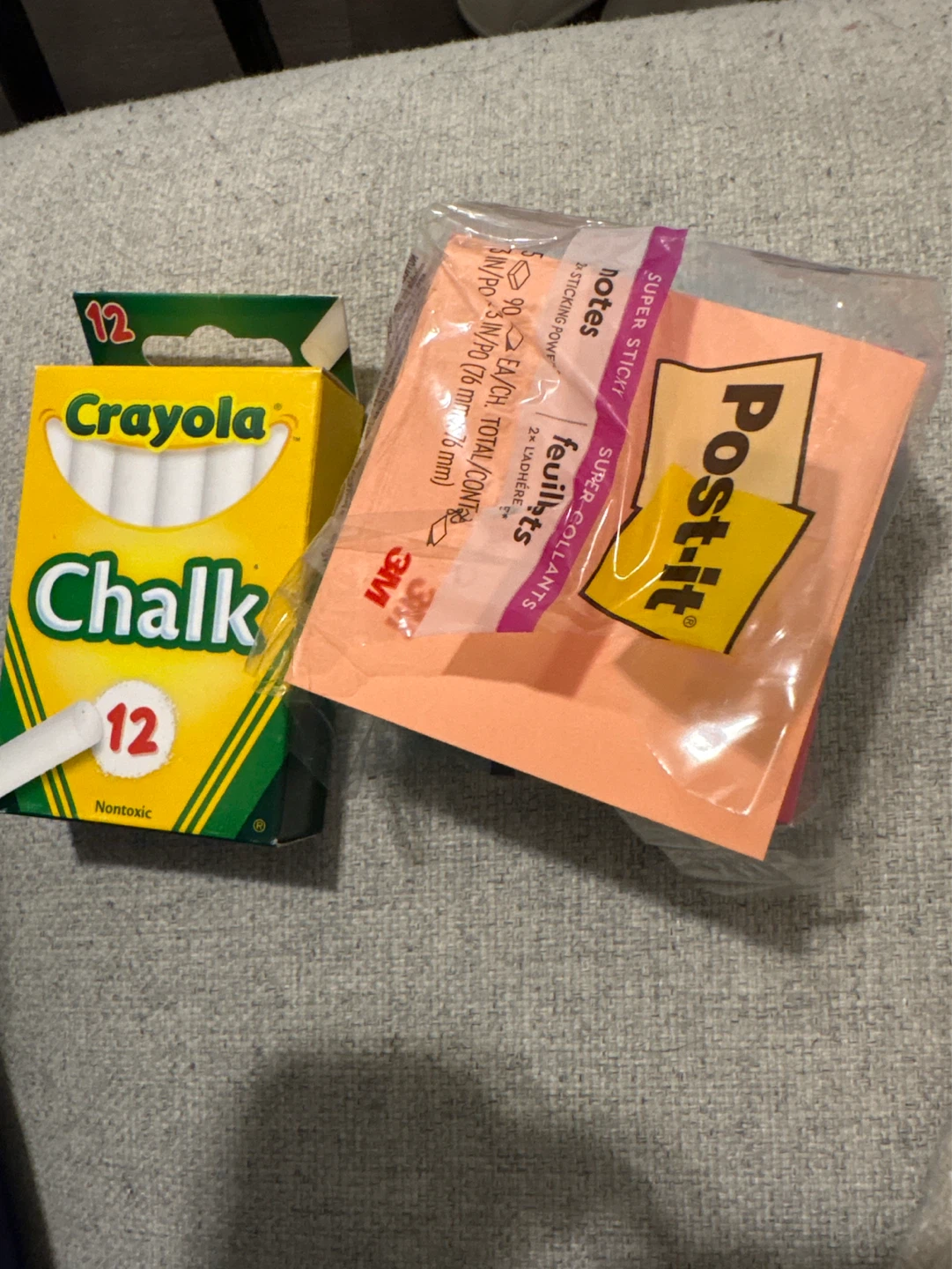 Crayola Chalk and Post-it Notes Bundle