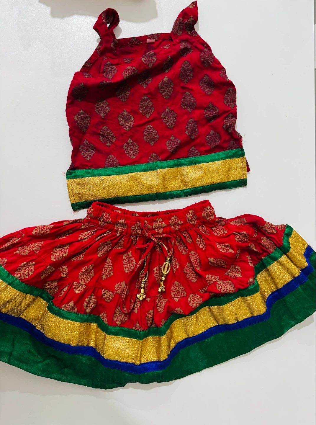 Baby girl Lehanga chooli, size: 1-2yr