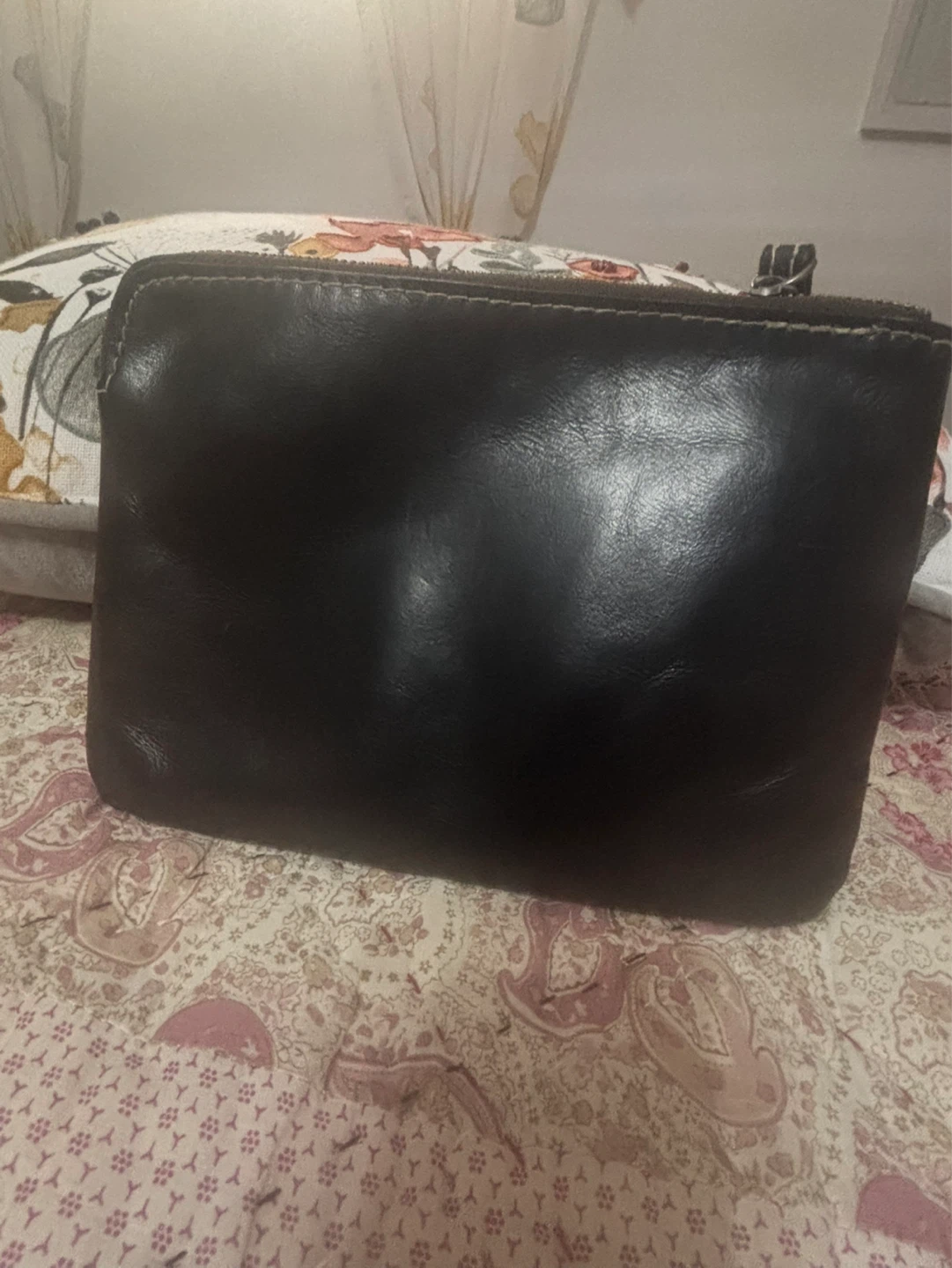 Patricia Nash Black Tooled Leather Wristlet - photo 3