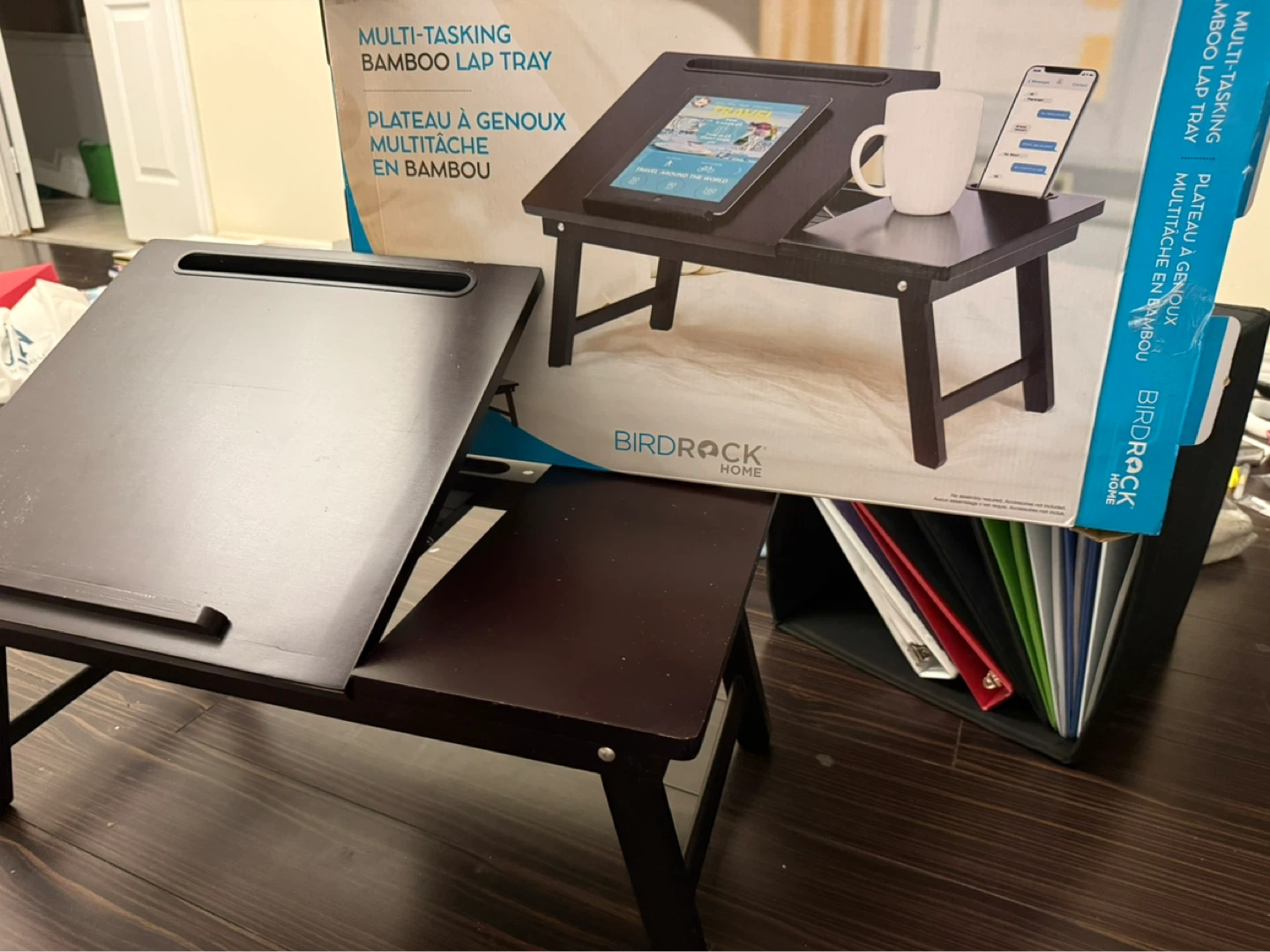 BirdRock Home Multi-Tasking Bamboo Lap Tray - photo 2