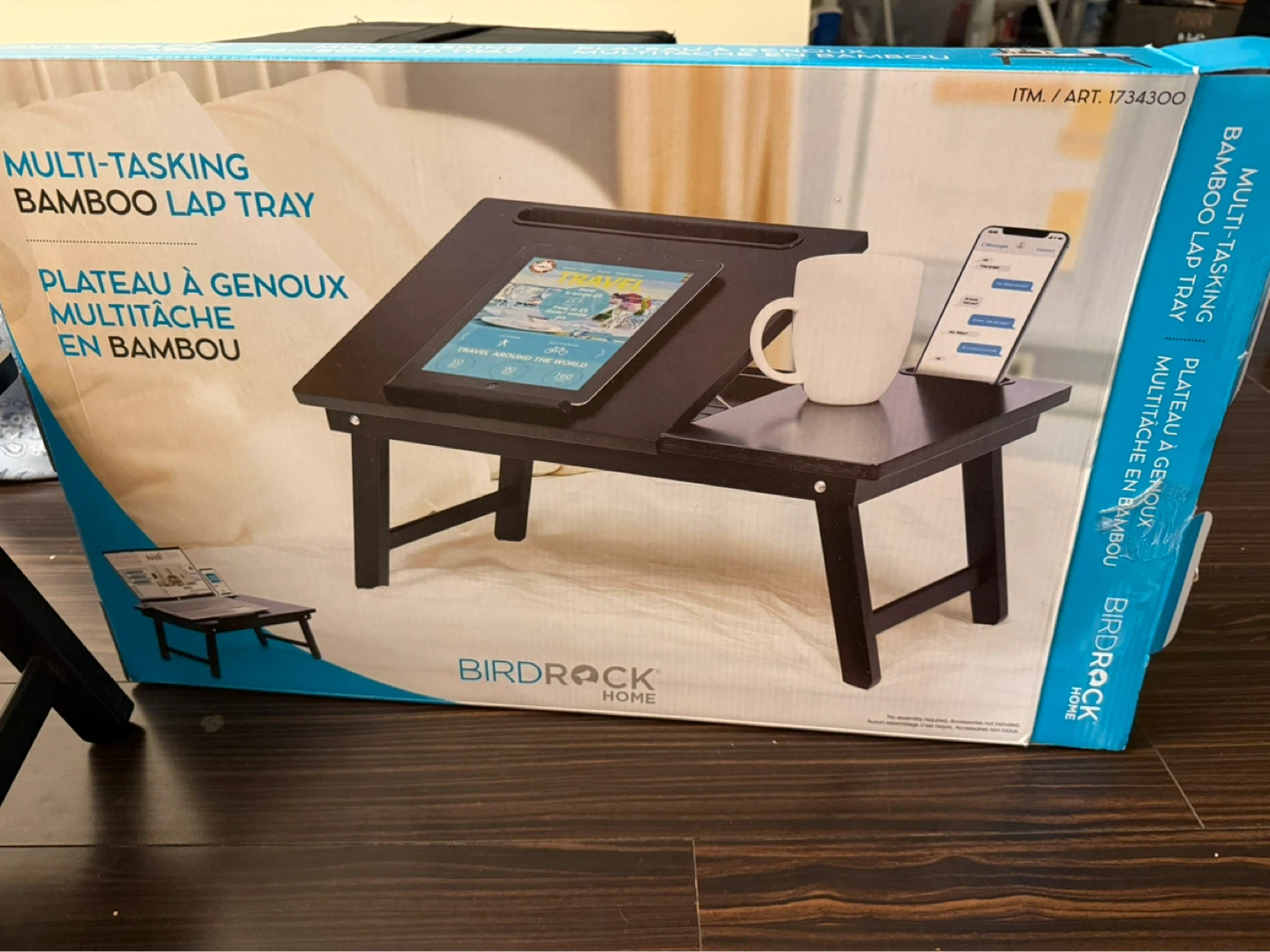 BirdRock Home Multi-Tasking Bamboo Lap Tray