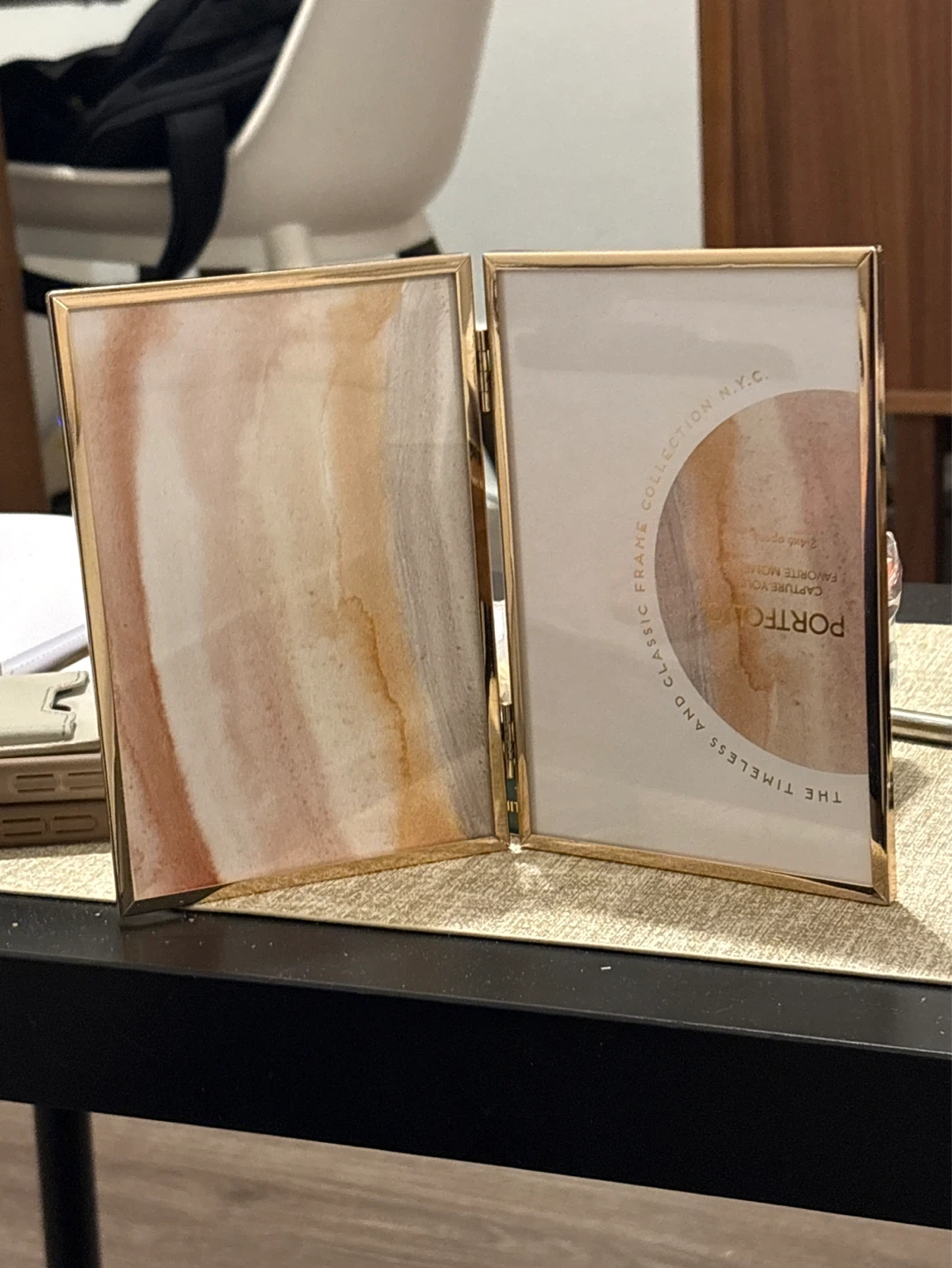 Porto Folio Double Photo Frame