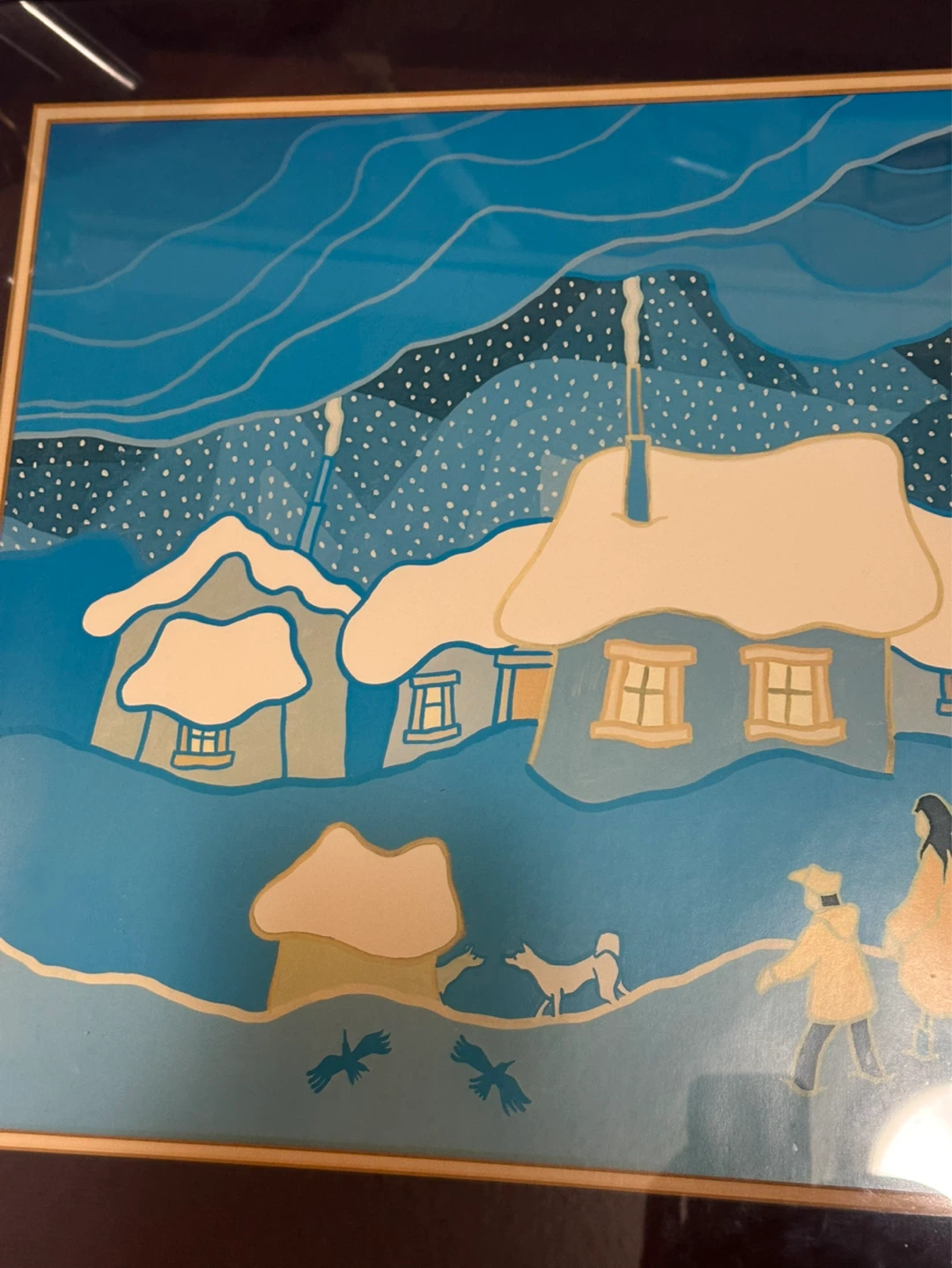 Ted Harrison Canadian Artist Northern Transport - photo 3