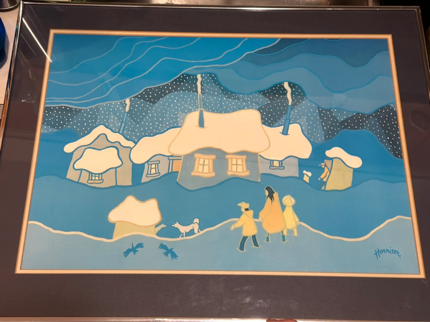 Ted Harrison Canadian Artist Northern Transport