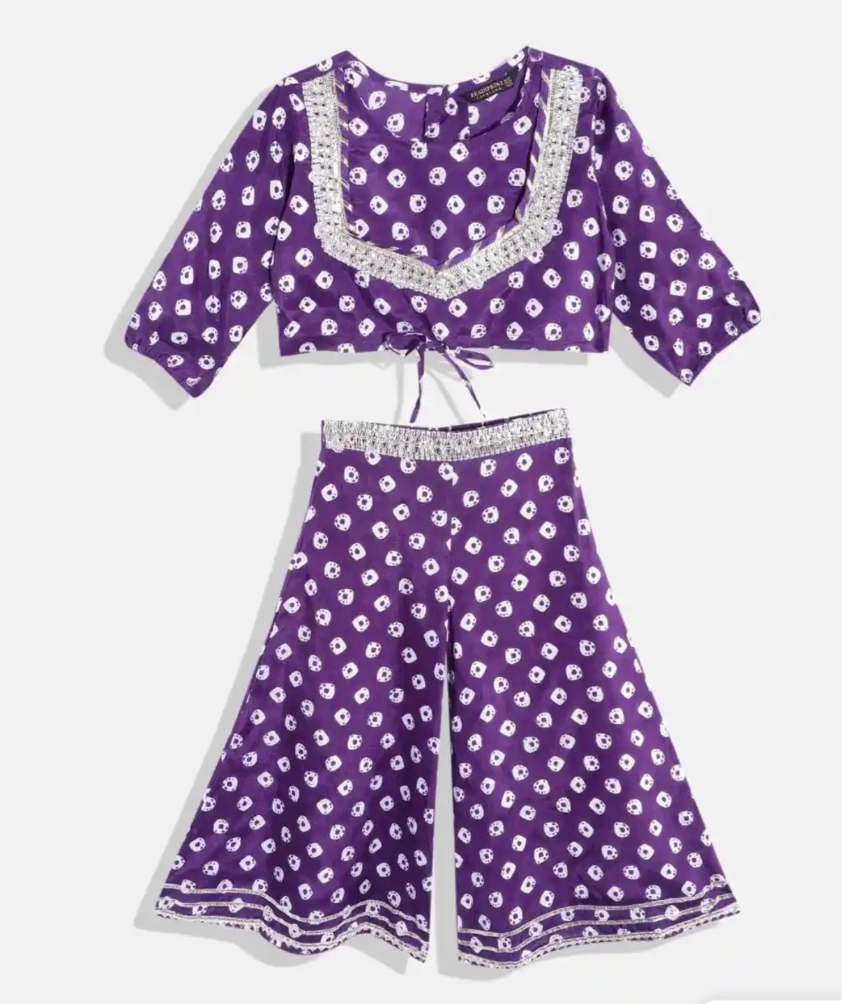 Baby girl Palazzo set, size: 1-2yr