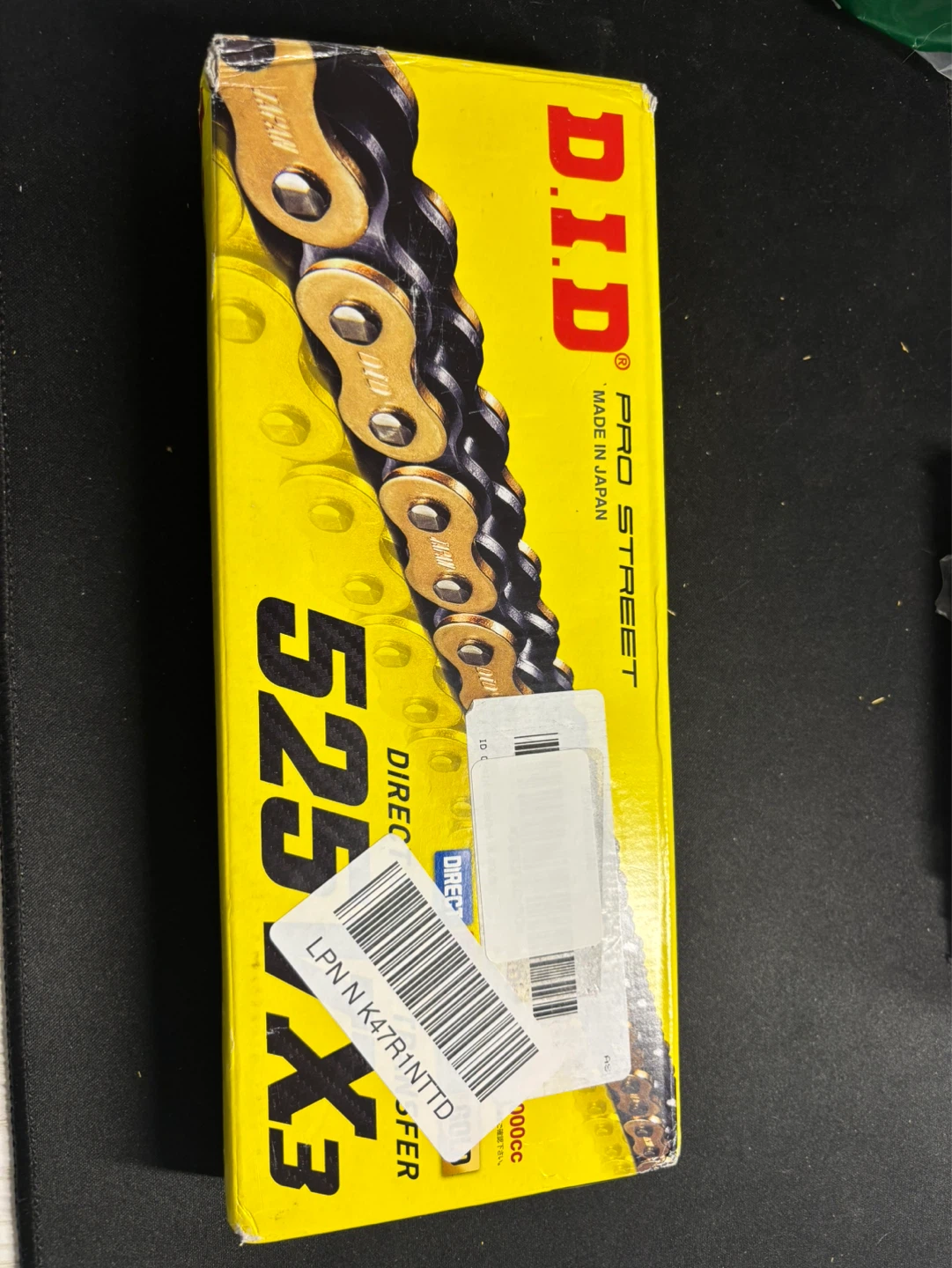 D.I.D 525VX3 Gold Drive Chain 116 Links