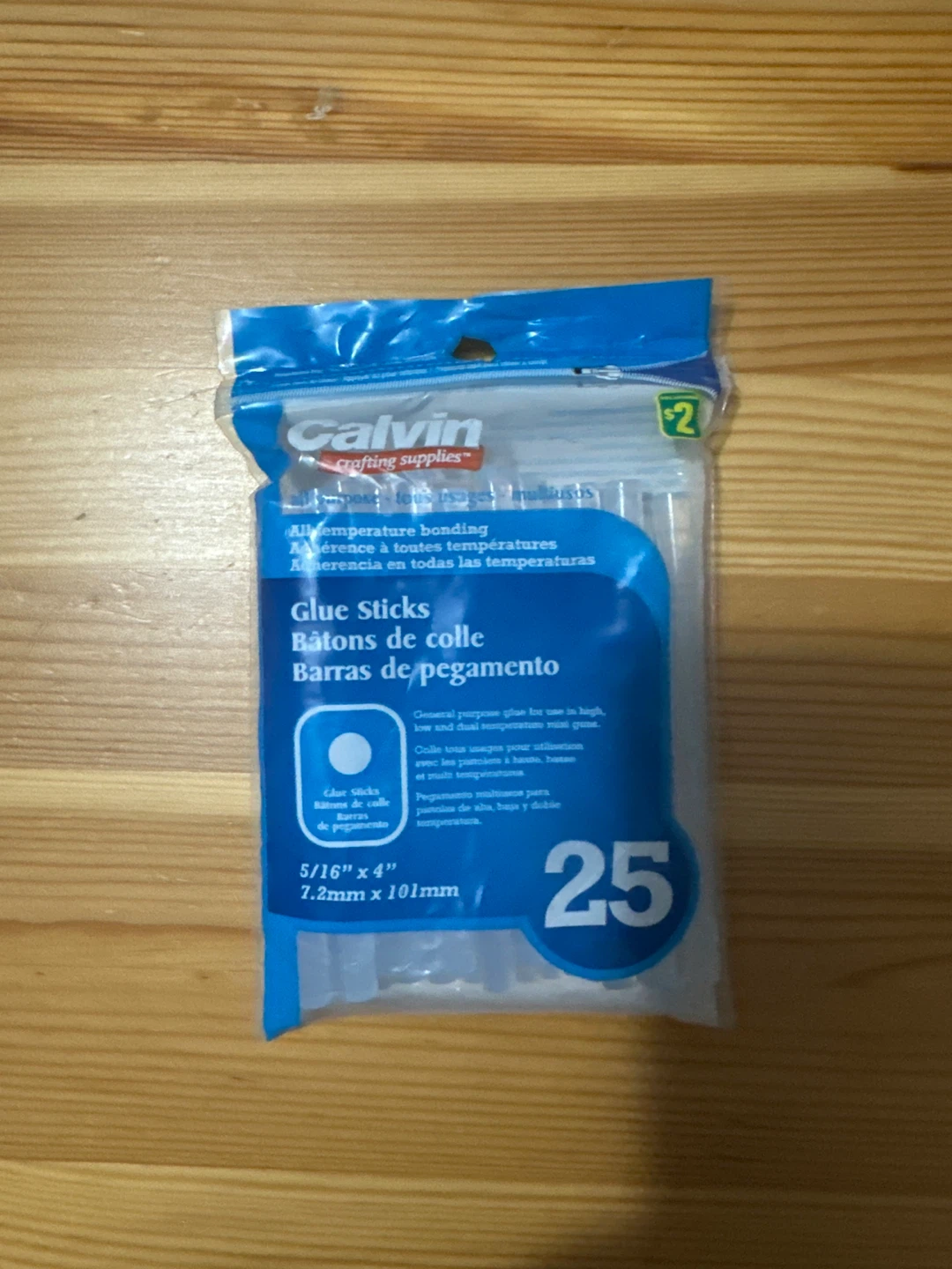 Calvin Crafting Supplies Glue Sticks - 25 Pack