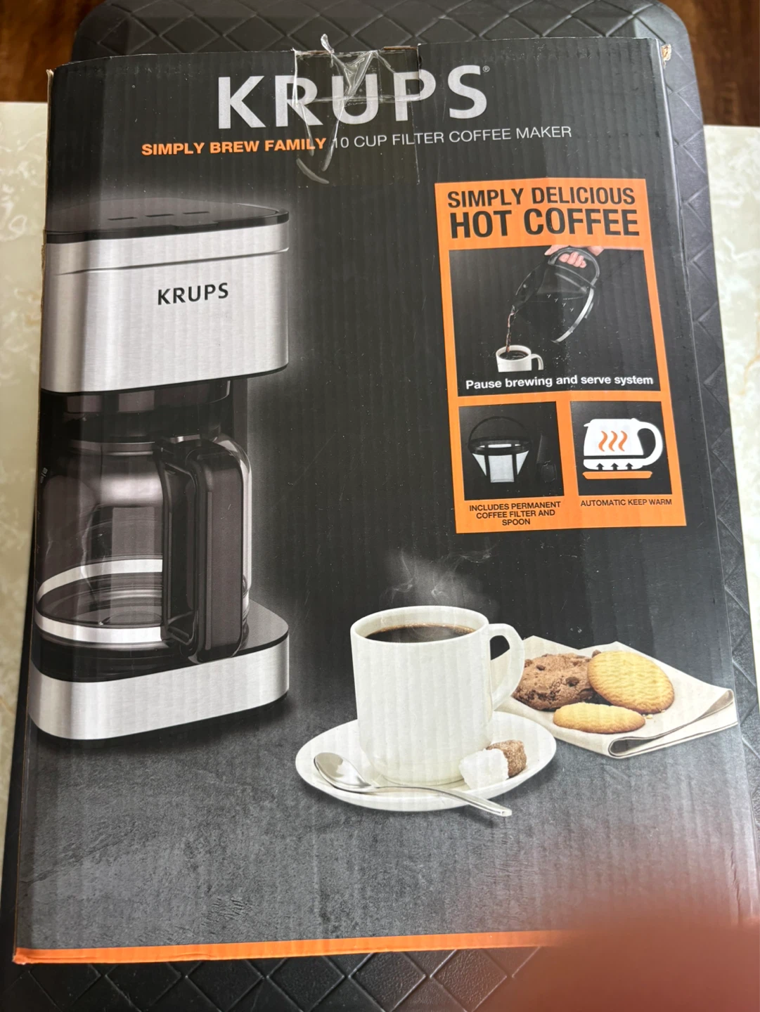KRUPS Simply Brew Family 10 Cup Coffee Maker