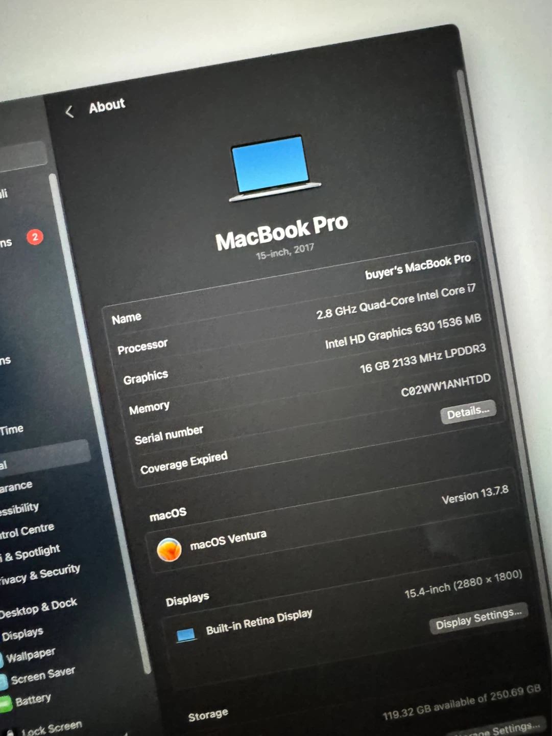 Apple MacBook Pro 15-inch, 2017 - photo 5