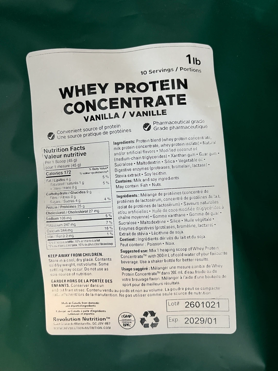 Whey Protein Concentrate Vanilla - photo 3