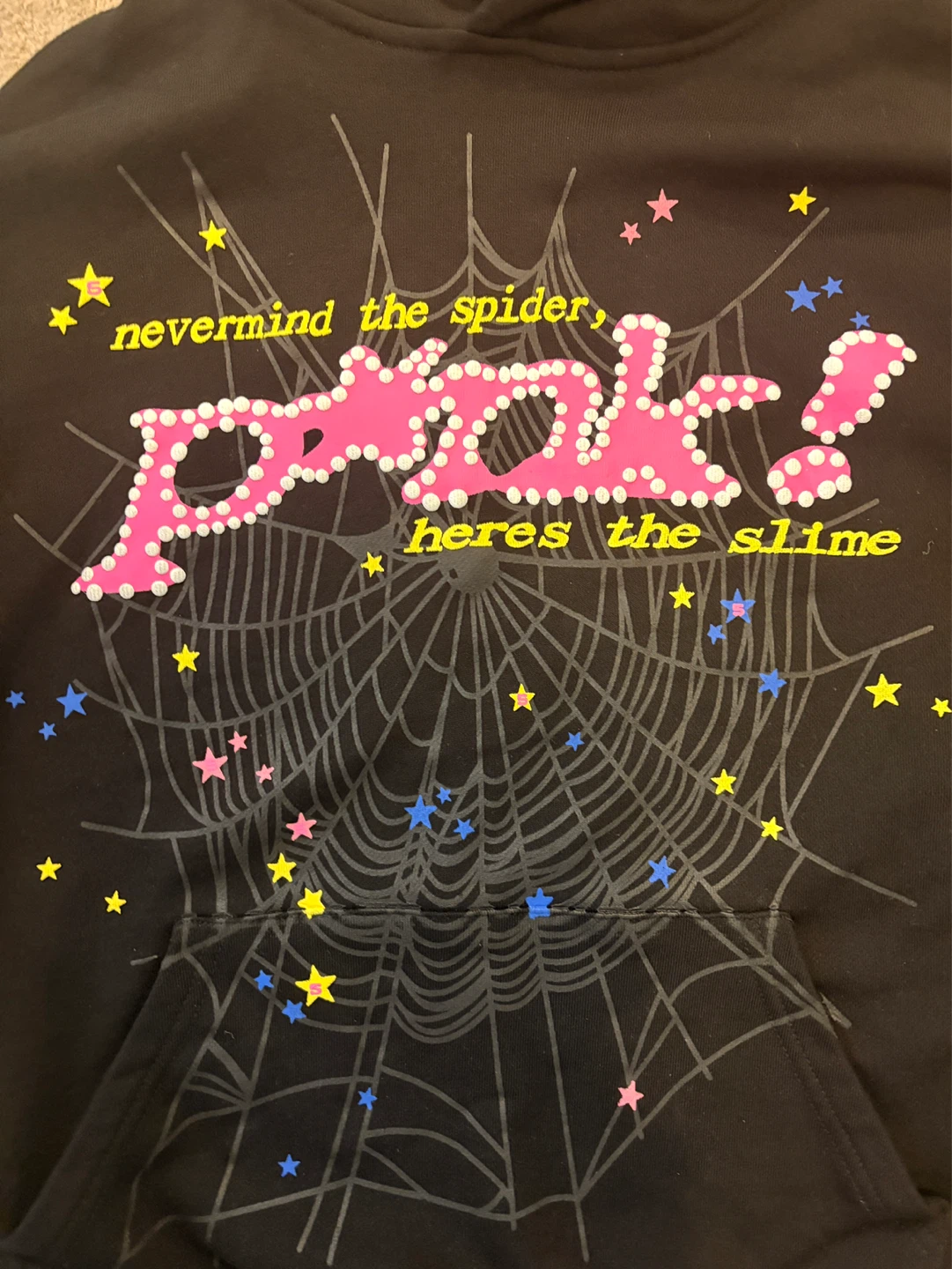 Spider hoodie pink - medium - photo 3
