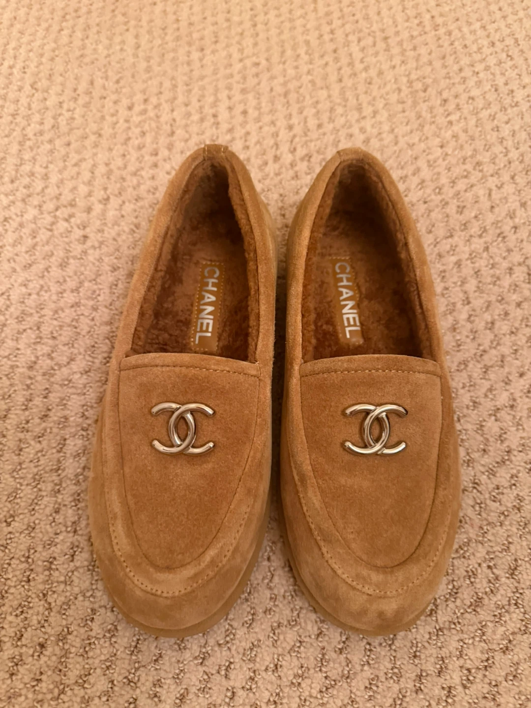 Suede Loafers Size 35C fits US 5.5