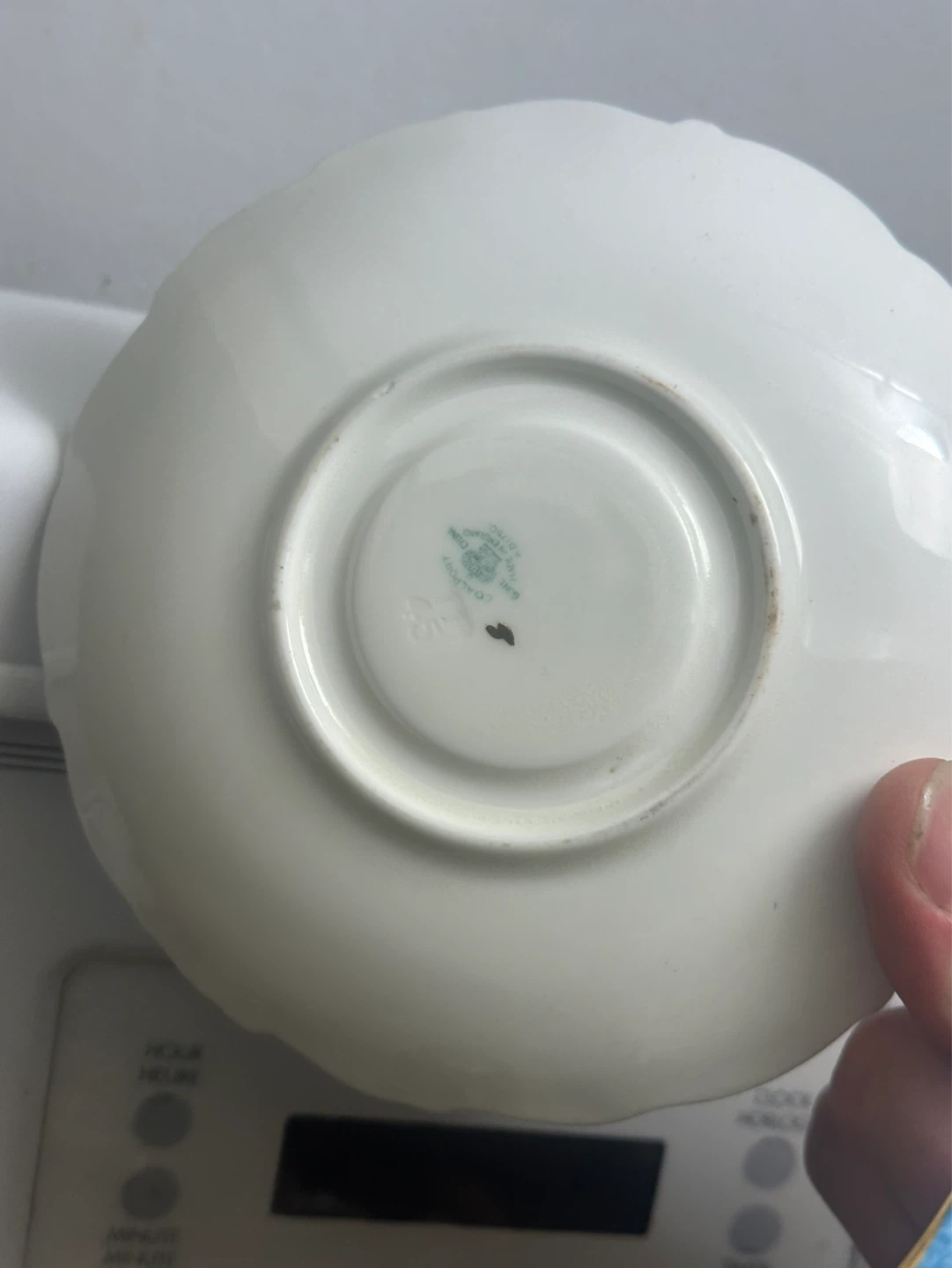 1940s Blue Coalport Cup and Saucer - photo 5