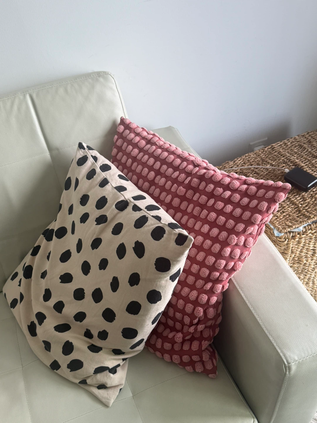 Set of 2 decorative throw pillows