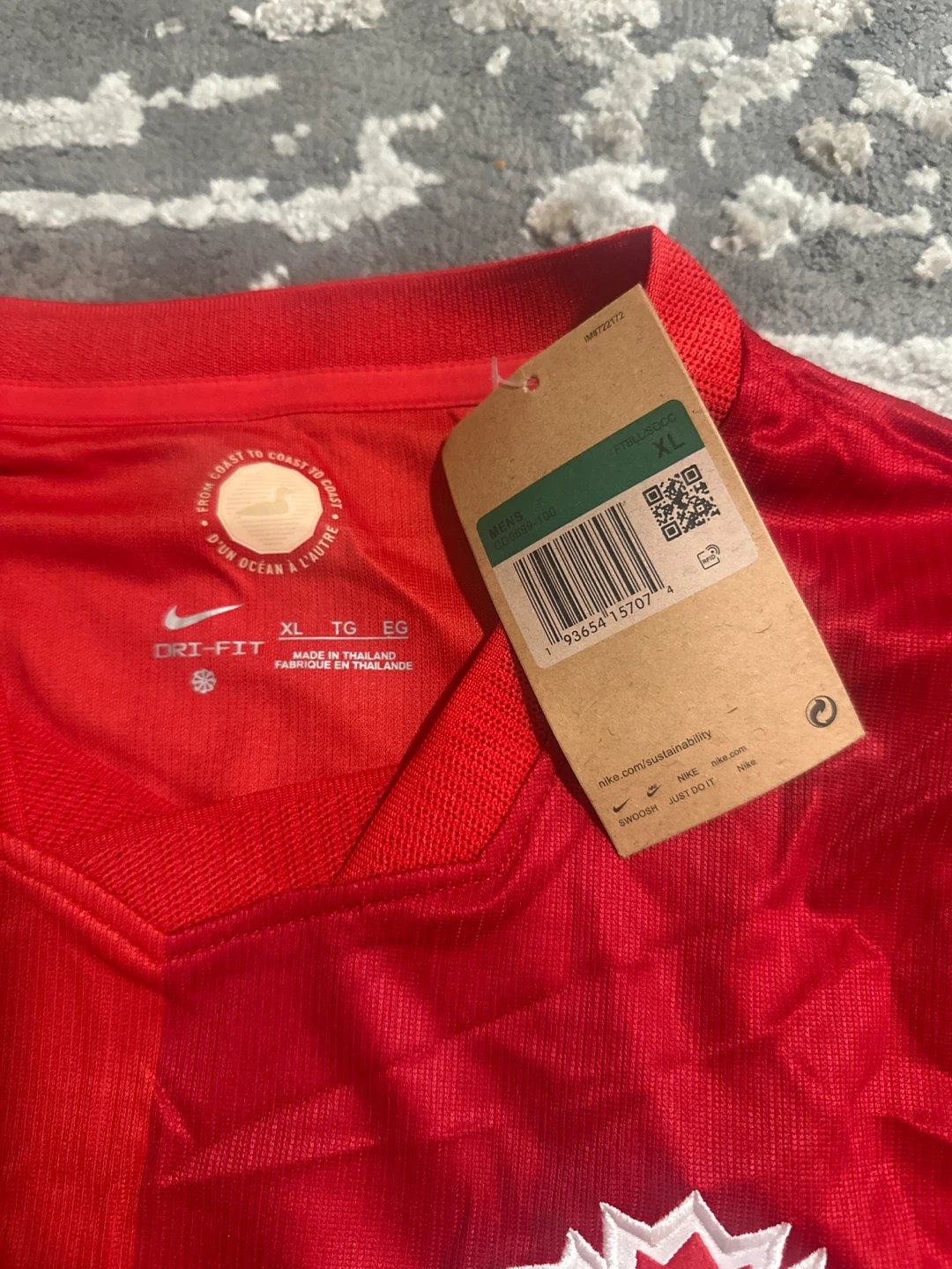 Nike Canada Soccer Jersey Davies - photo 2