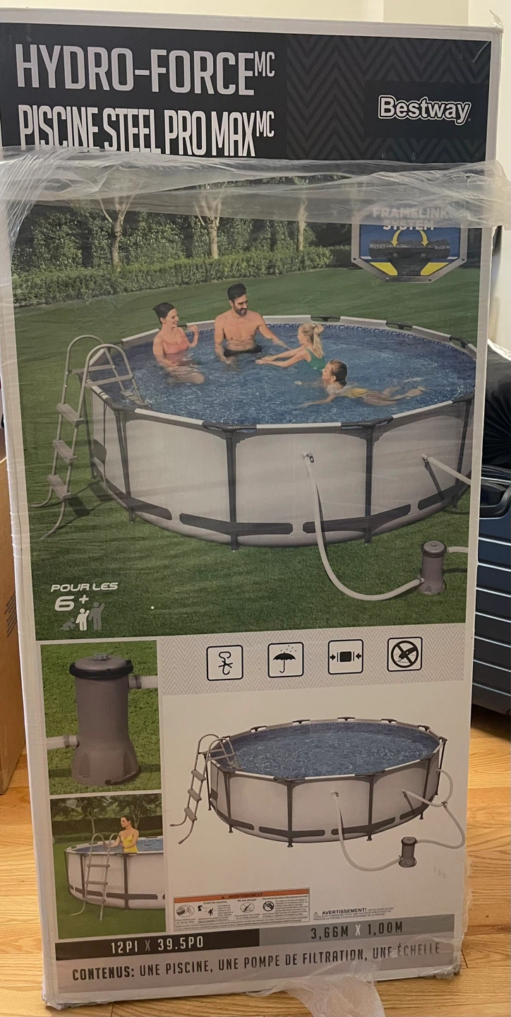Bestway Hydro-Force Steel Pro MAX 12' x 39.5" Pool - photo 2