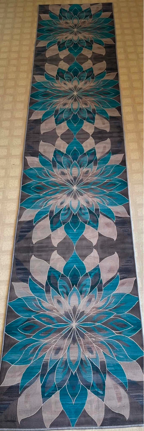 Decorative Runner Rug, 2x10 ft,Brand New