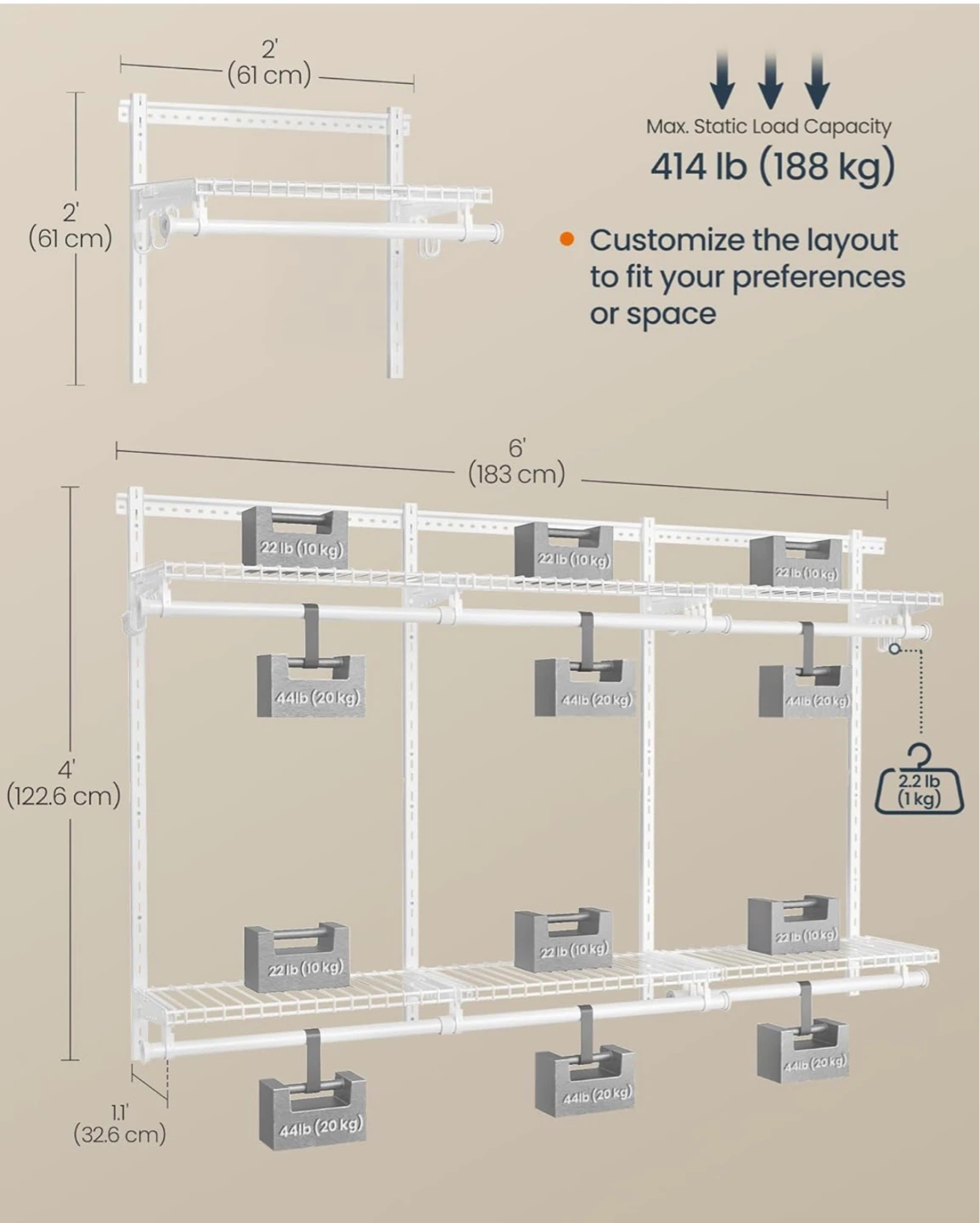 Closet System/Organizer - photo 3