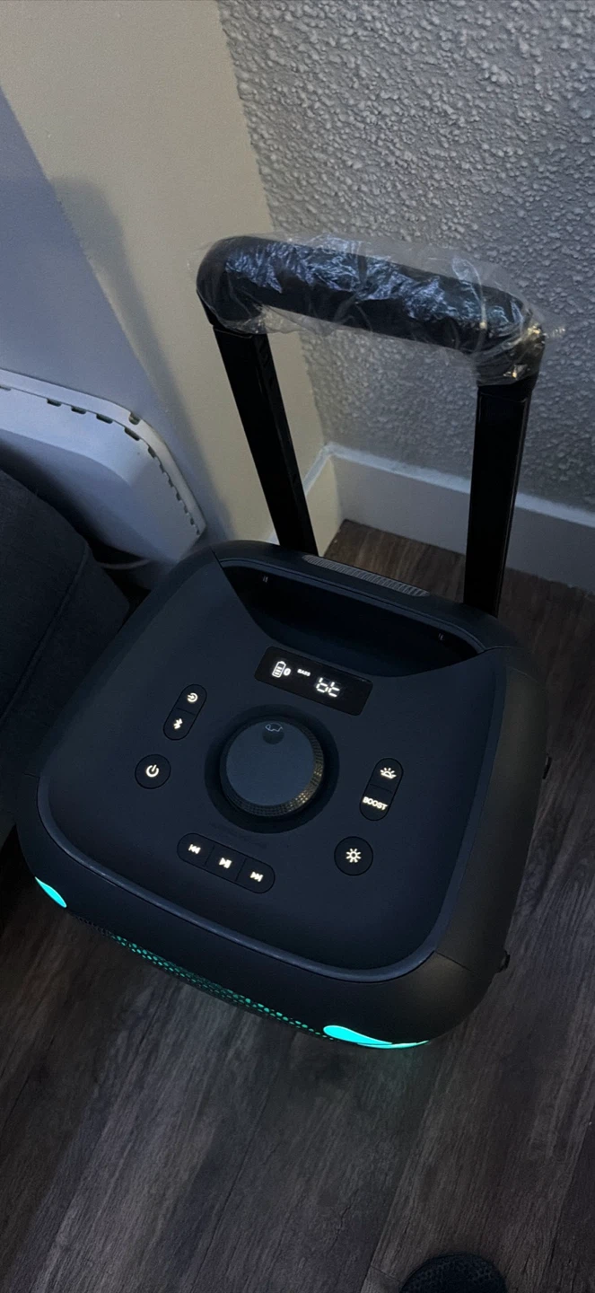 Onn Portable Bluetooth Speaker with Lights - photo 2