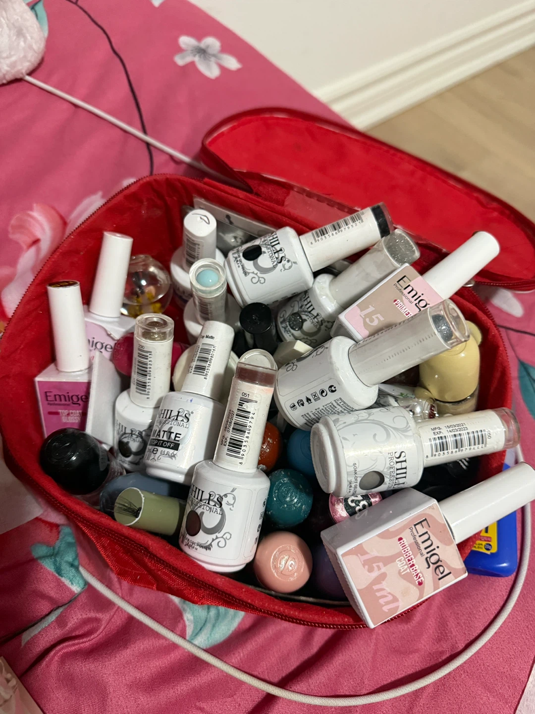 Assorted Gel Nail Polish Lot shills brand