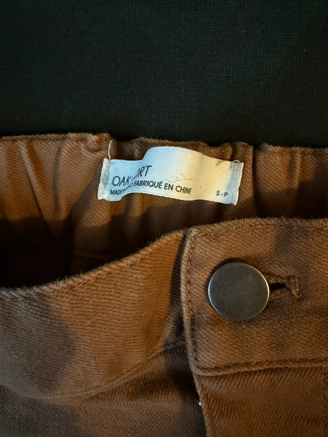 Oak + Fort Brown Pants Size S-P - photo 3