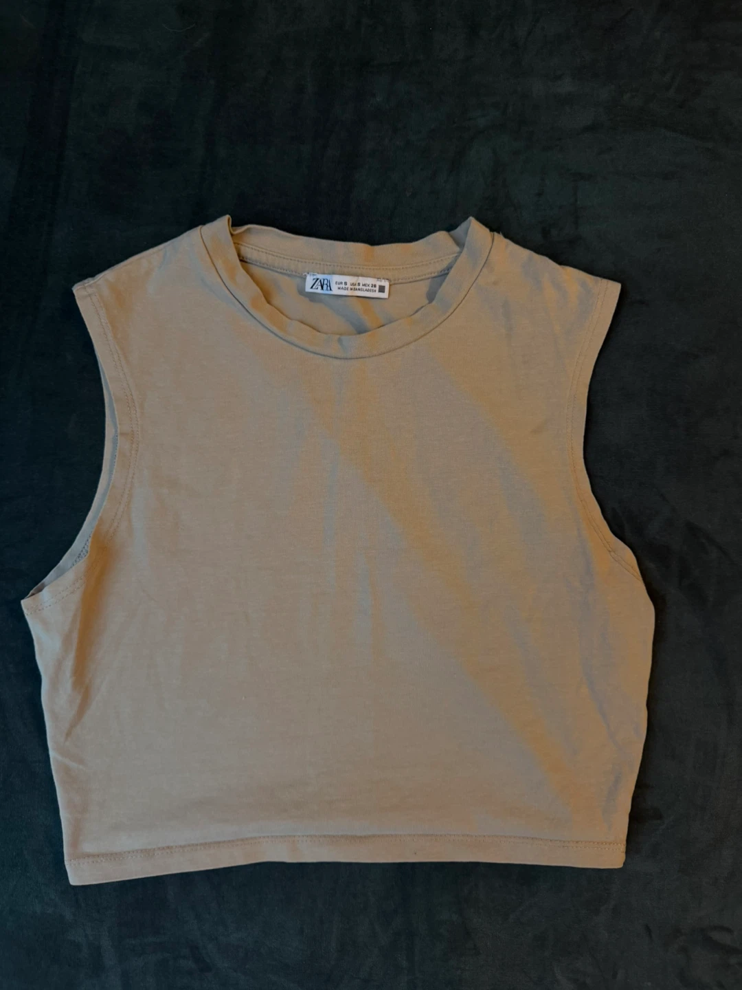 ZARA Sleeveless Crop Top