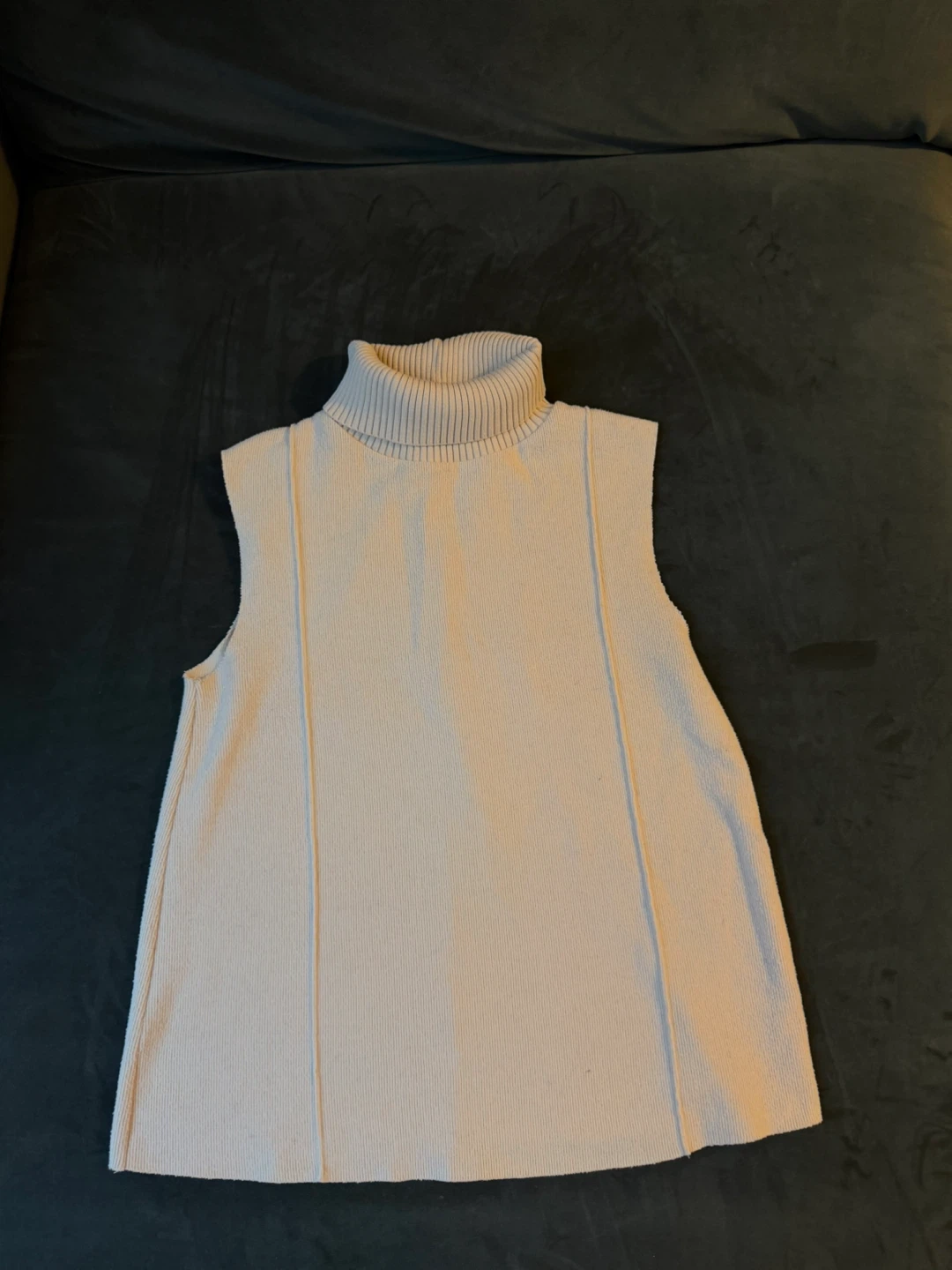 Sleeveless Turtleneck Top
