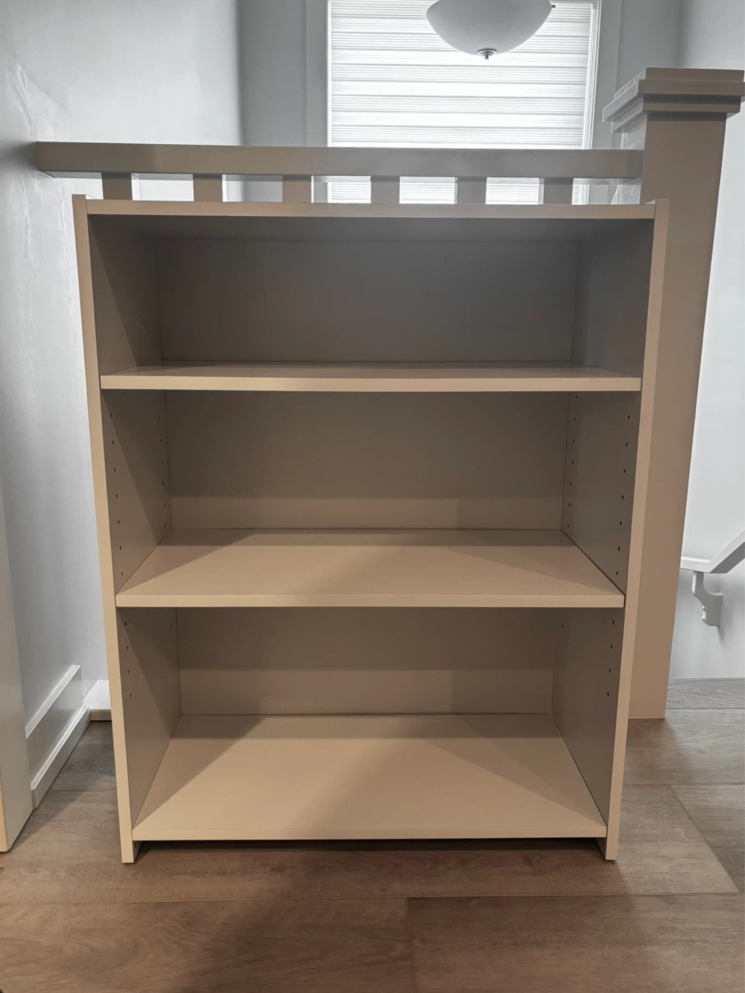 White wooden shelf