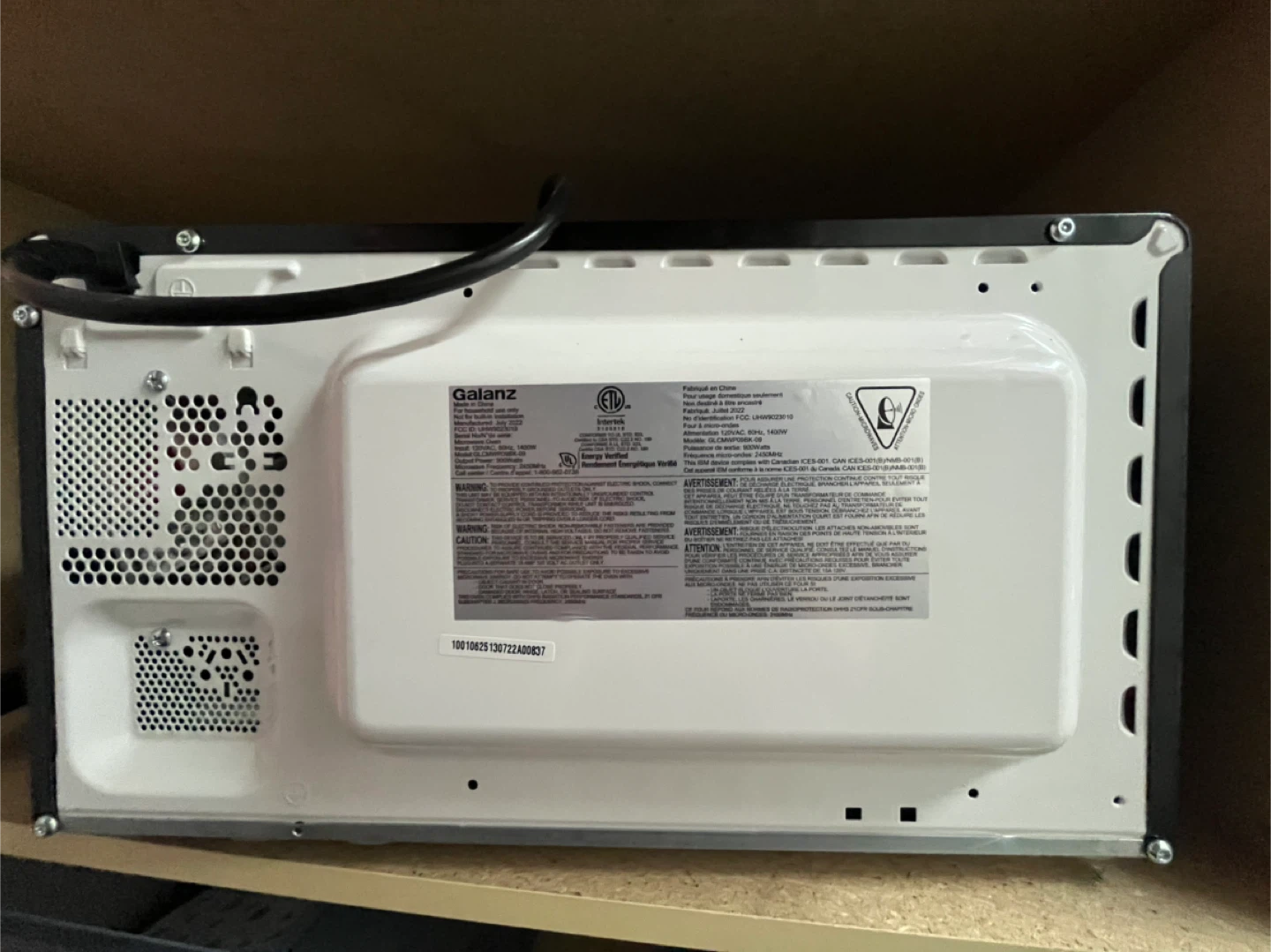 Galanz Microwave Oven - photo 2