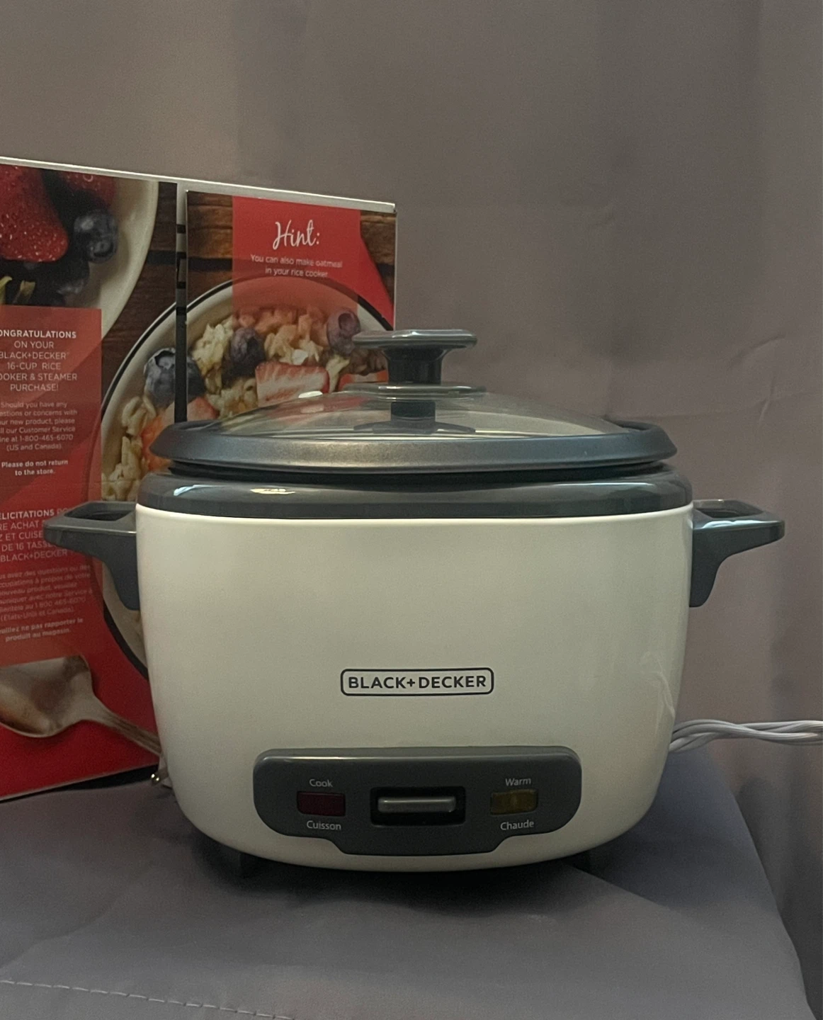 16-Cup Rice Cooker & Steamer